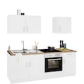 HELD MÖBEL Küchenzeile »Gera«, mit E-Geräten, Breite 210 cm