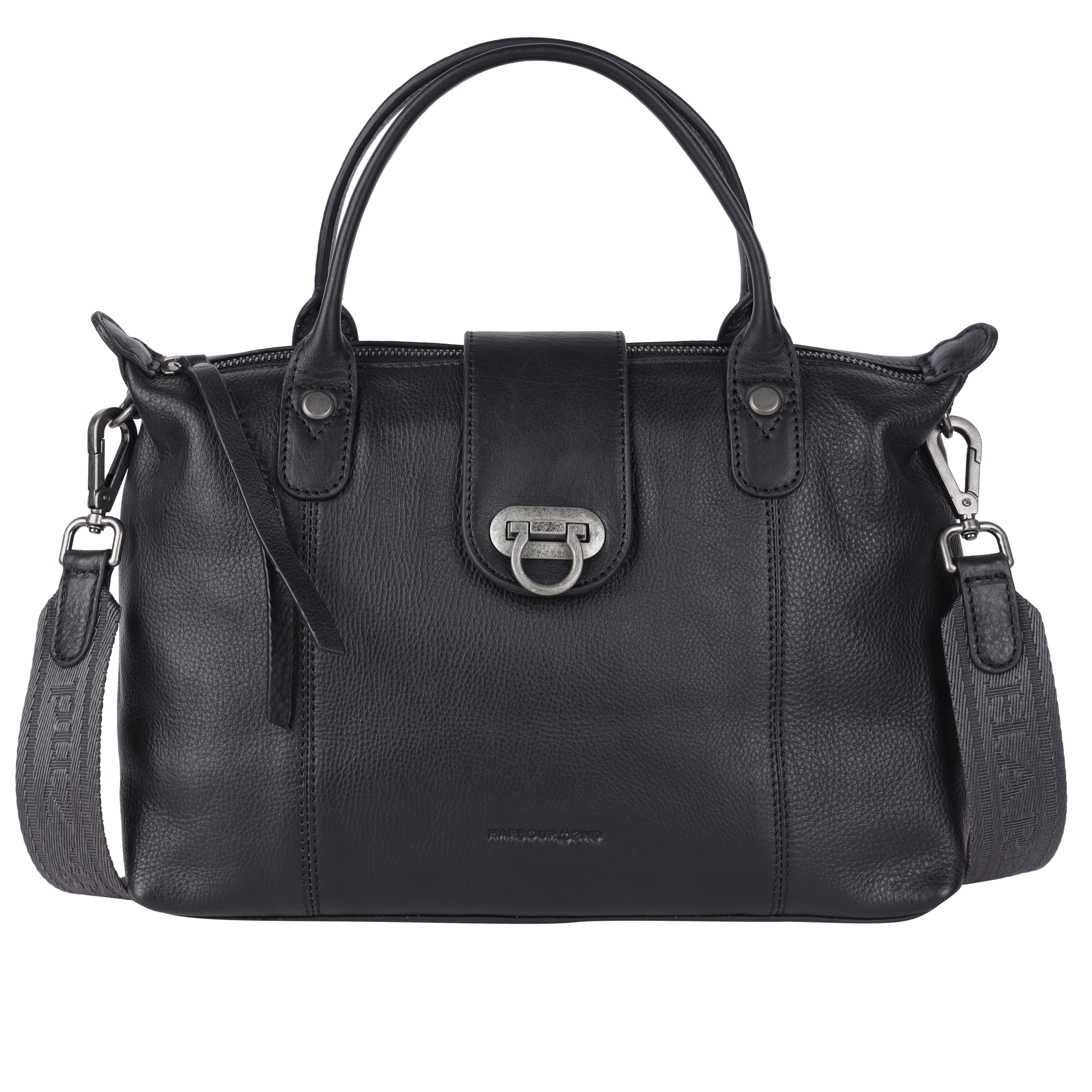 HARBOUR 2nd Shopper "Liane", Damen Handtasche, Umhängetasche, Schultertasche mit Logoprägung