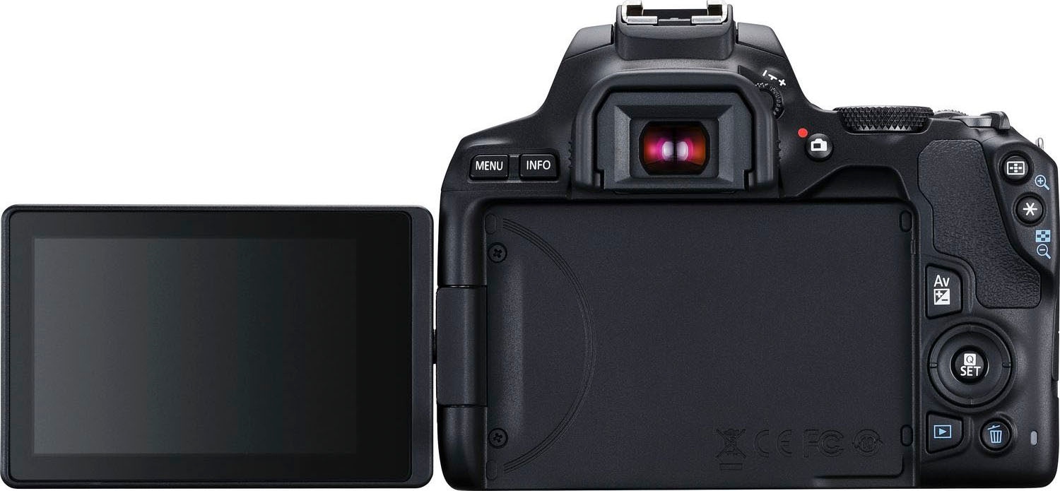 Canon Systemkamera »250D + Kit«, EF-S bei Bluetooth-WLAN + f/3.5-5.6 18-55mm III 18-55mm EF-S MP, f/3.5-5.6 III, 24,1 SB130