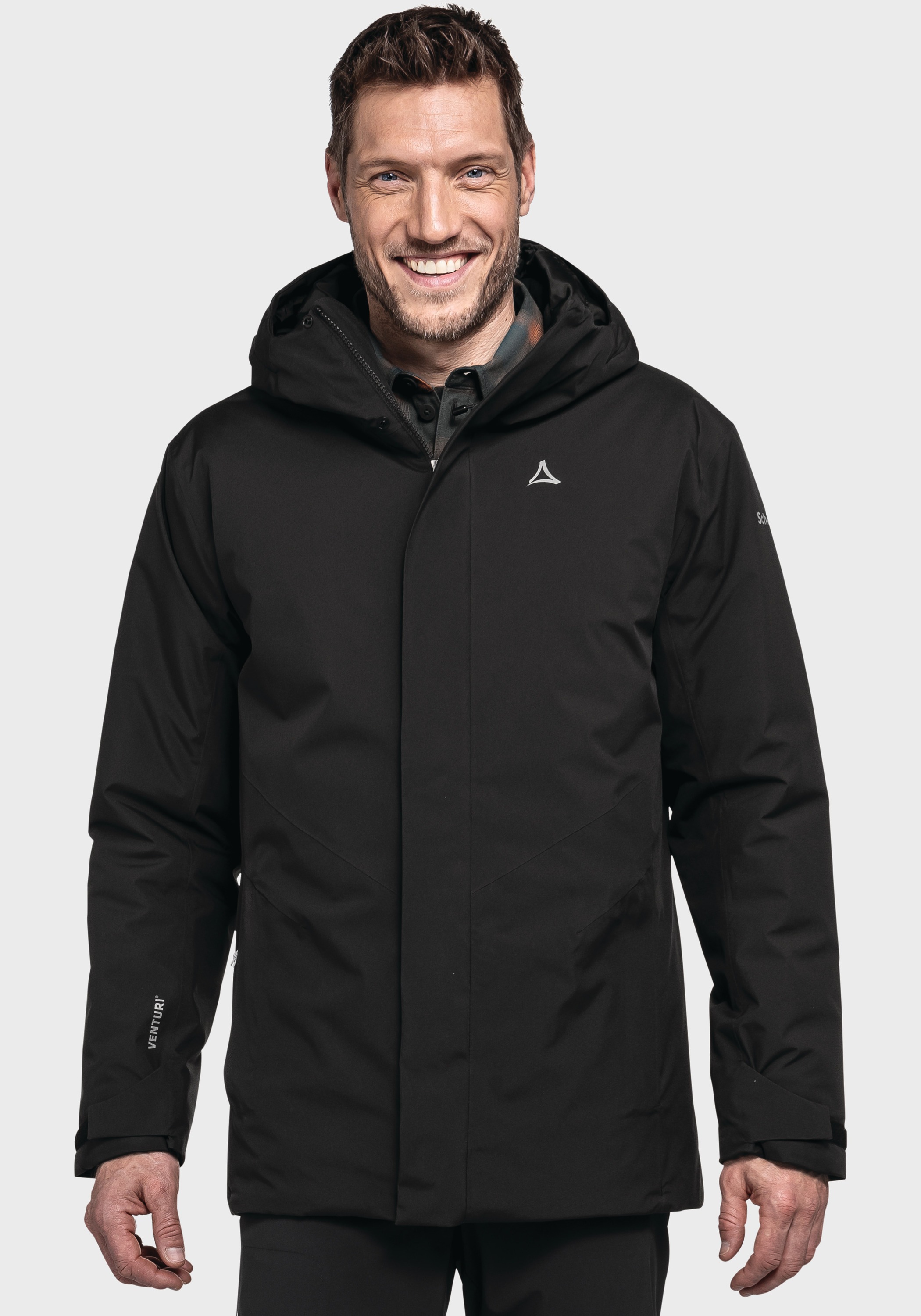 Schöffel Langjacke »Hiking Parka Style Froda MNS«, mit Kapuze