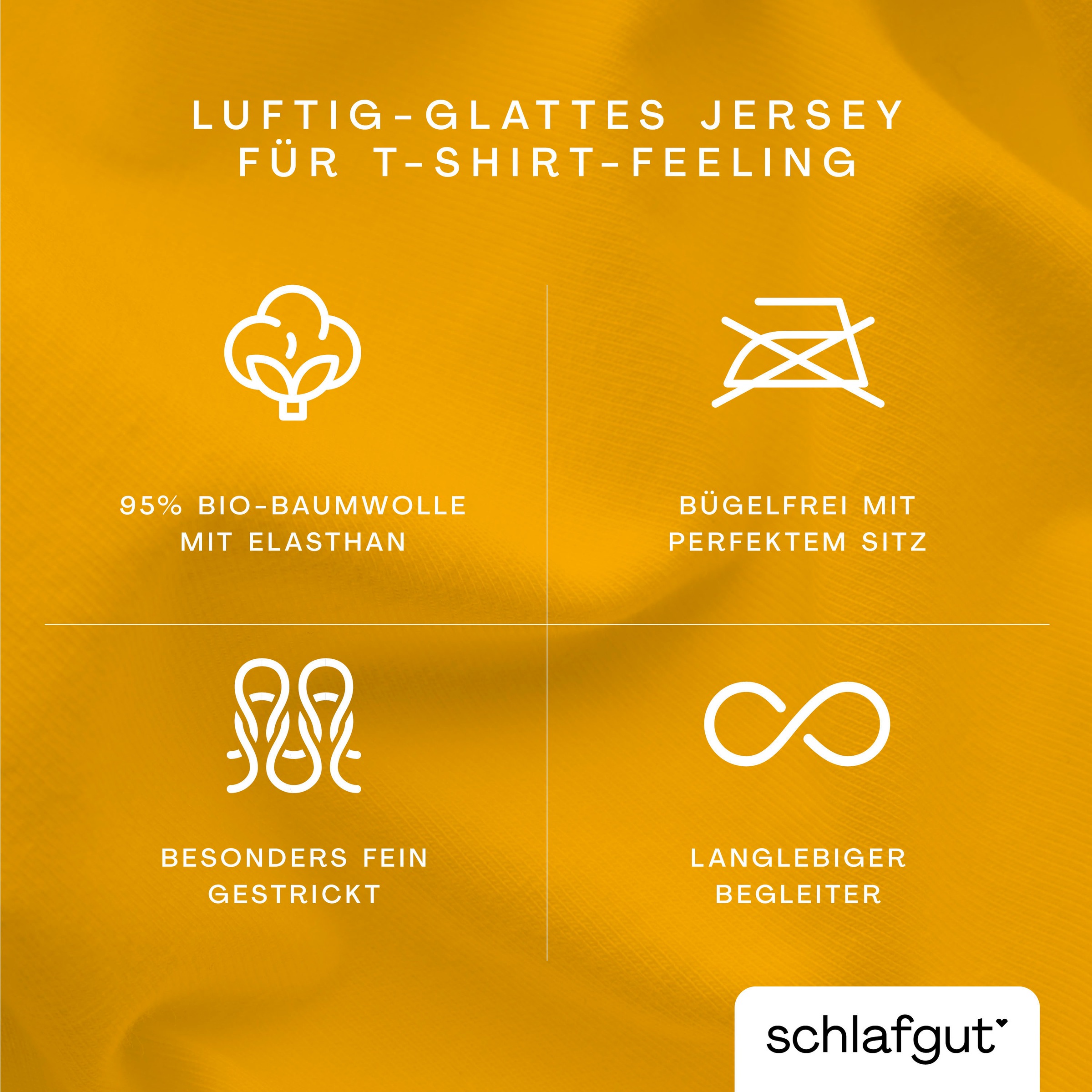 Schlafgut Bettbezug »Knitted Jersey uni, aus Bio-Baumwolle mit Elasthan, Reißverschluss«, (1 St.), bügelfrei, Mix & Match Bettwäsche: passender Kissenbezug erhältlich