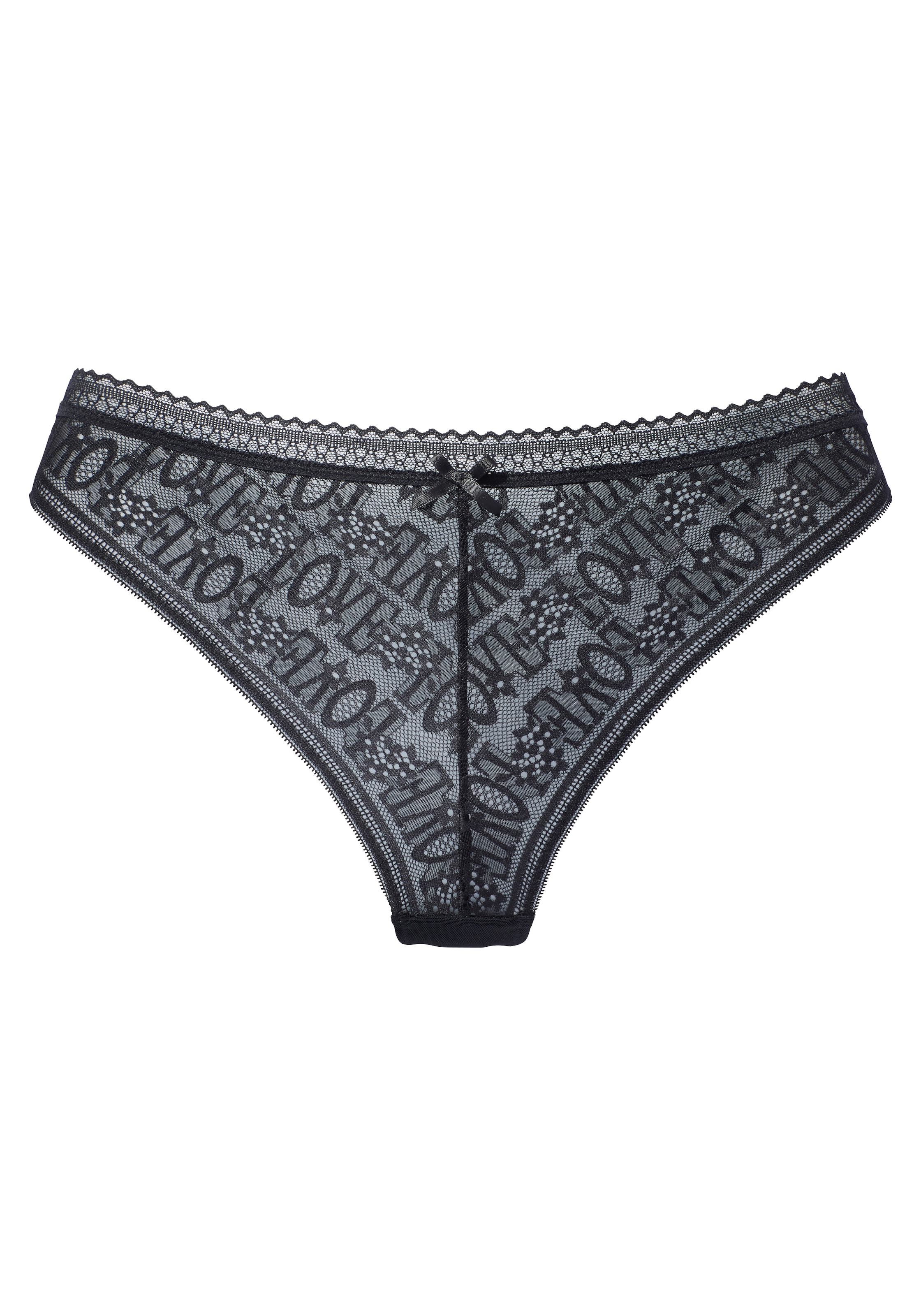 Vivance String »Madita« aus hübscher Spitze mit „LOVE“-Schriftzug und feinem Mesh