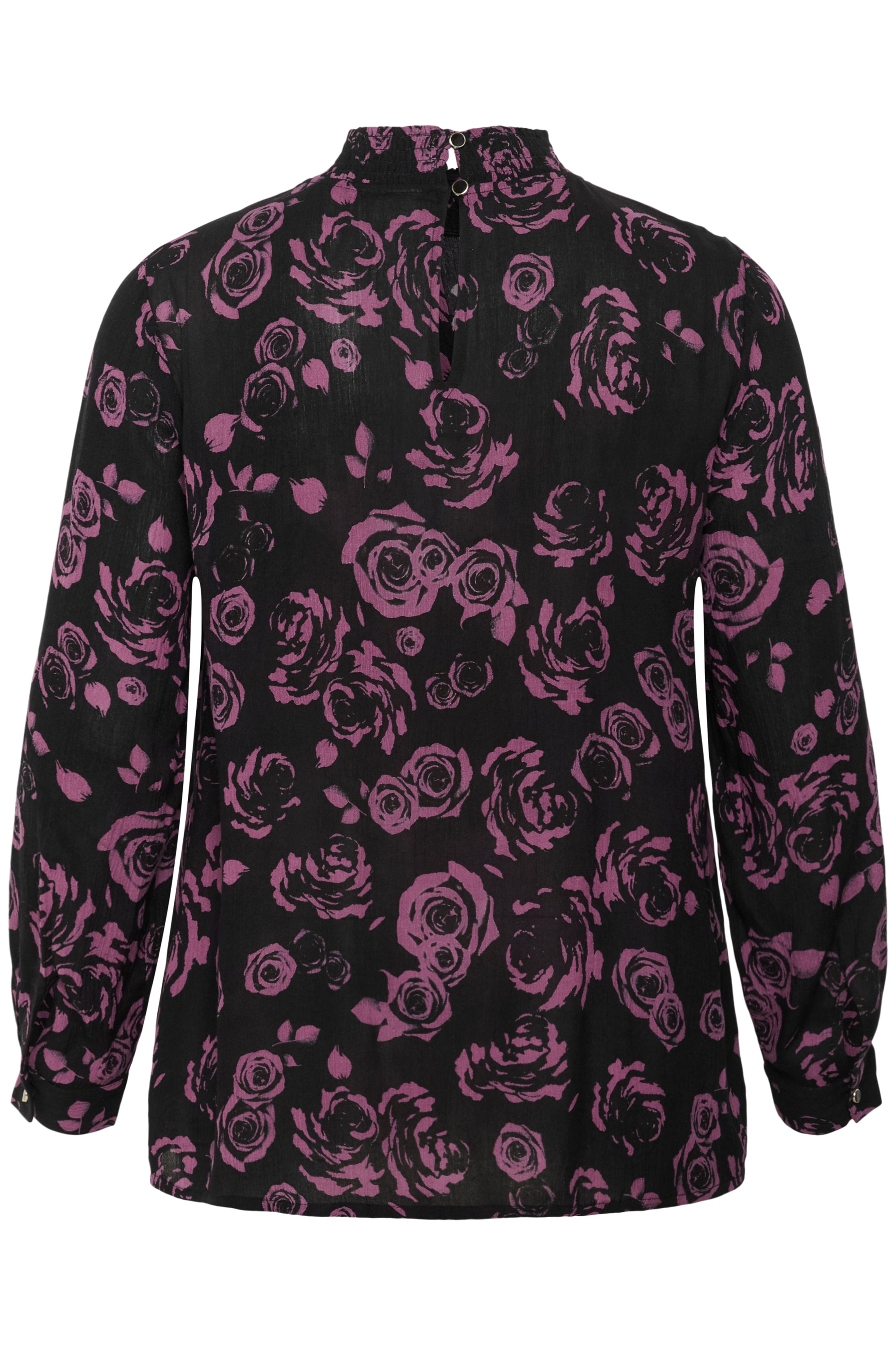 KAFFE Curve Langarmbluse »Damen Bluse langarm KCami«