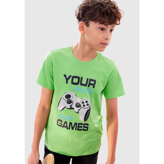 KIDSWORLD T-Shirt »YOUR RULES YOUR GAMES« bei