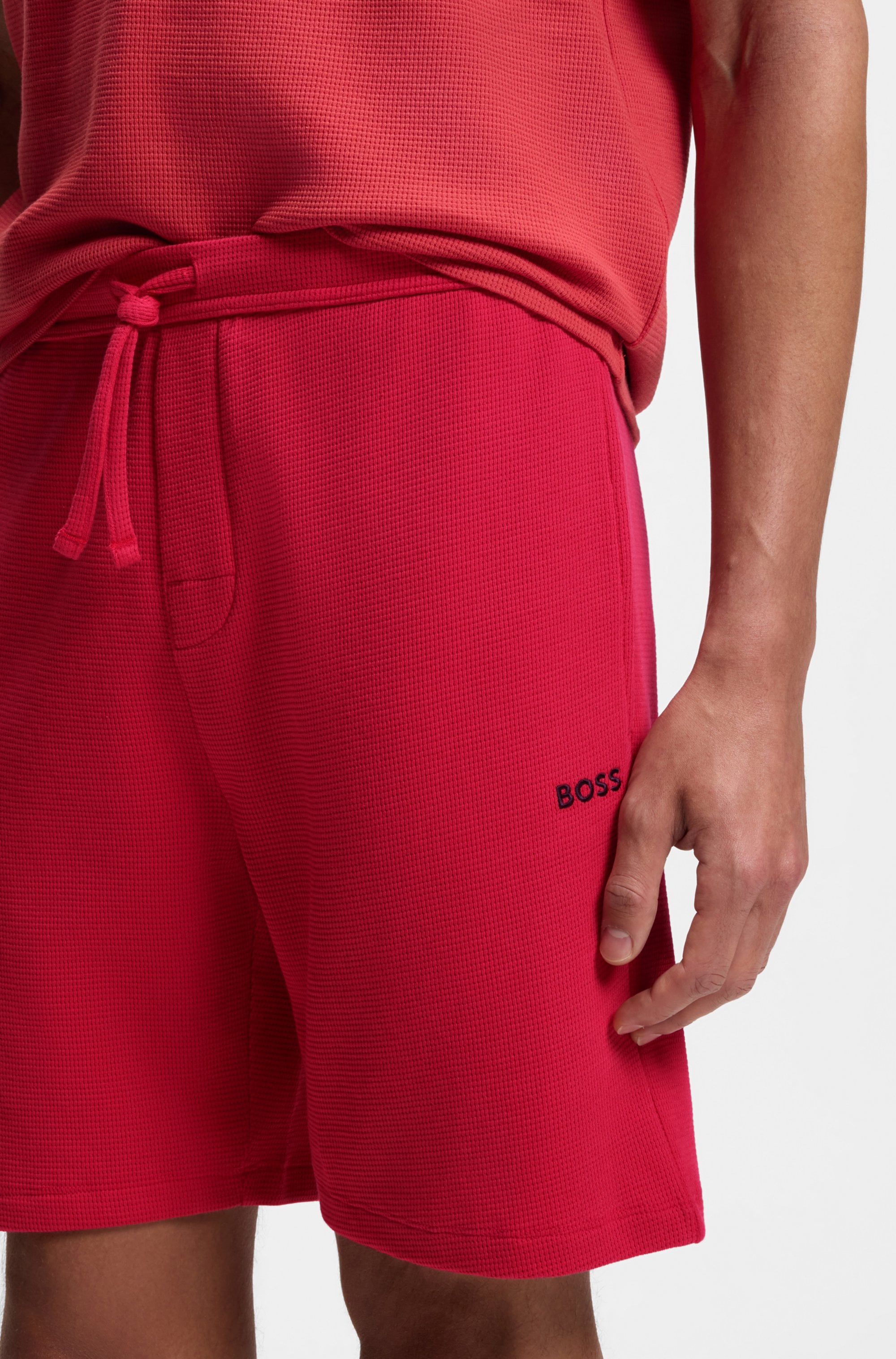 BOSS Pyjamashorts »Waffle Shorts«