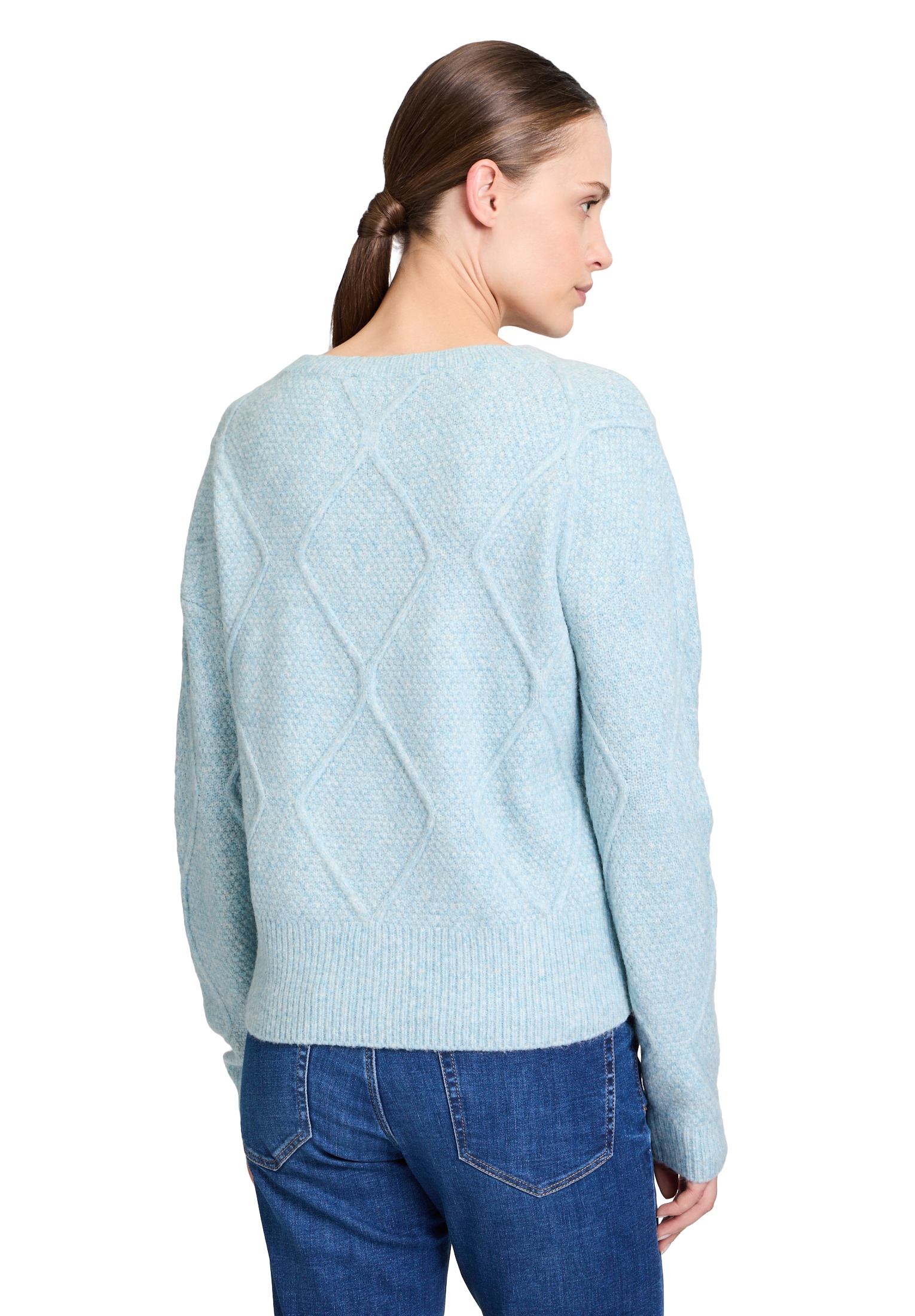 Betty&Co Strickpullover »Strickpullover mit überschnittenen Ärmeln«