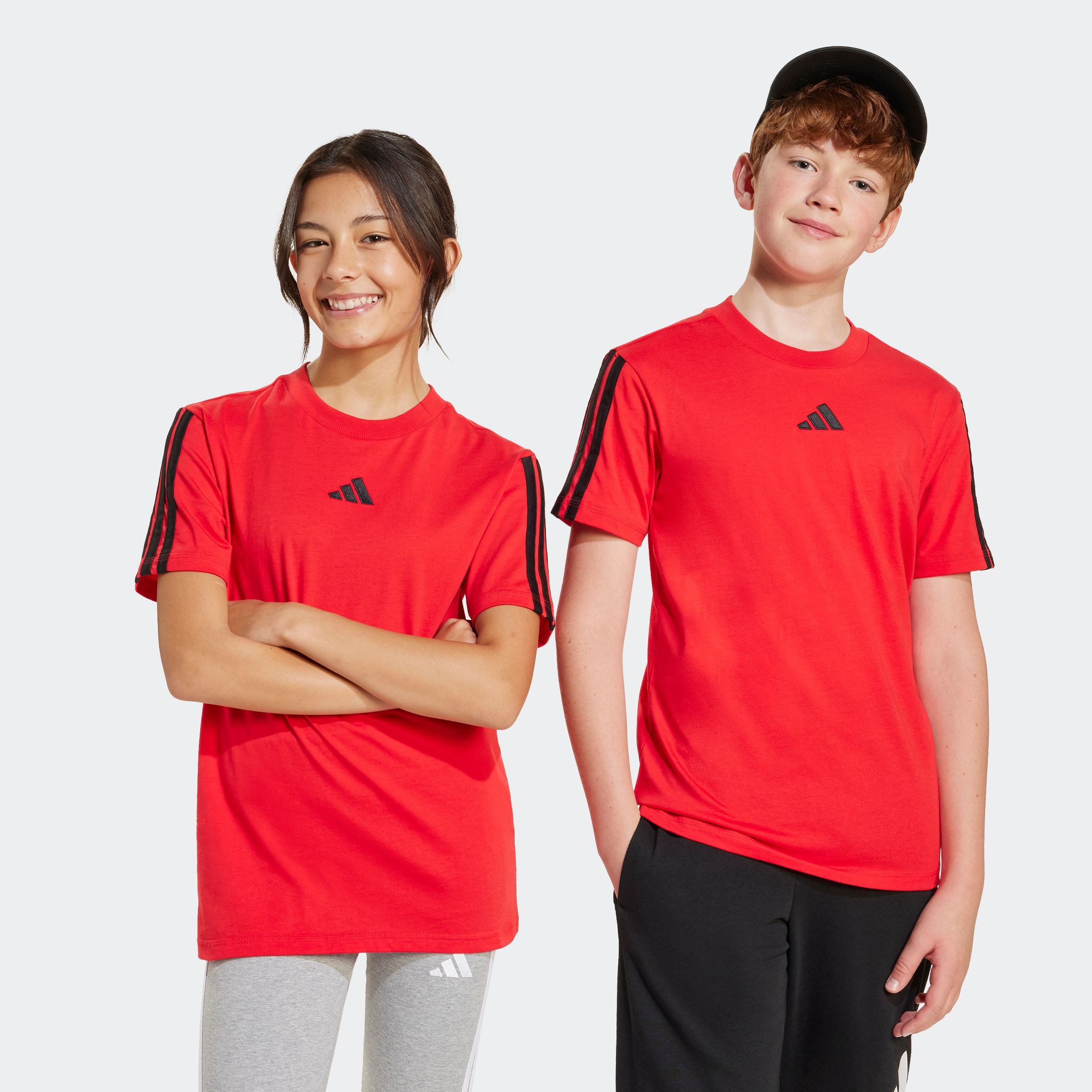 adidas Sportswear T-Shirt »ESSENTIALS KIDS« sportlicher Stil, Rundhalsausschnitt, ohne Verschluss, für Kinder