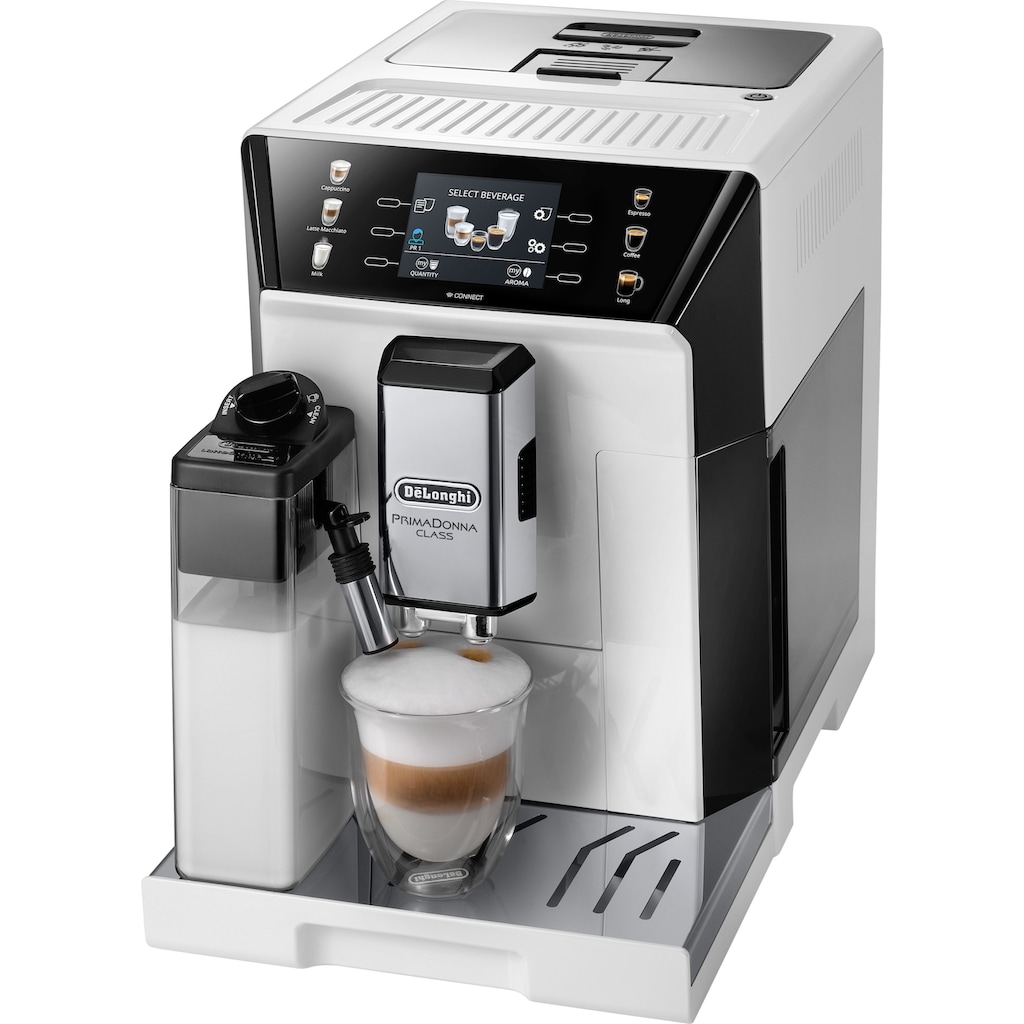 De'Longhi Kaffeevollautomat »PrimaDonna Class ECAM 550.65.W, weiß«