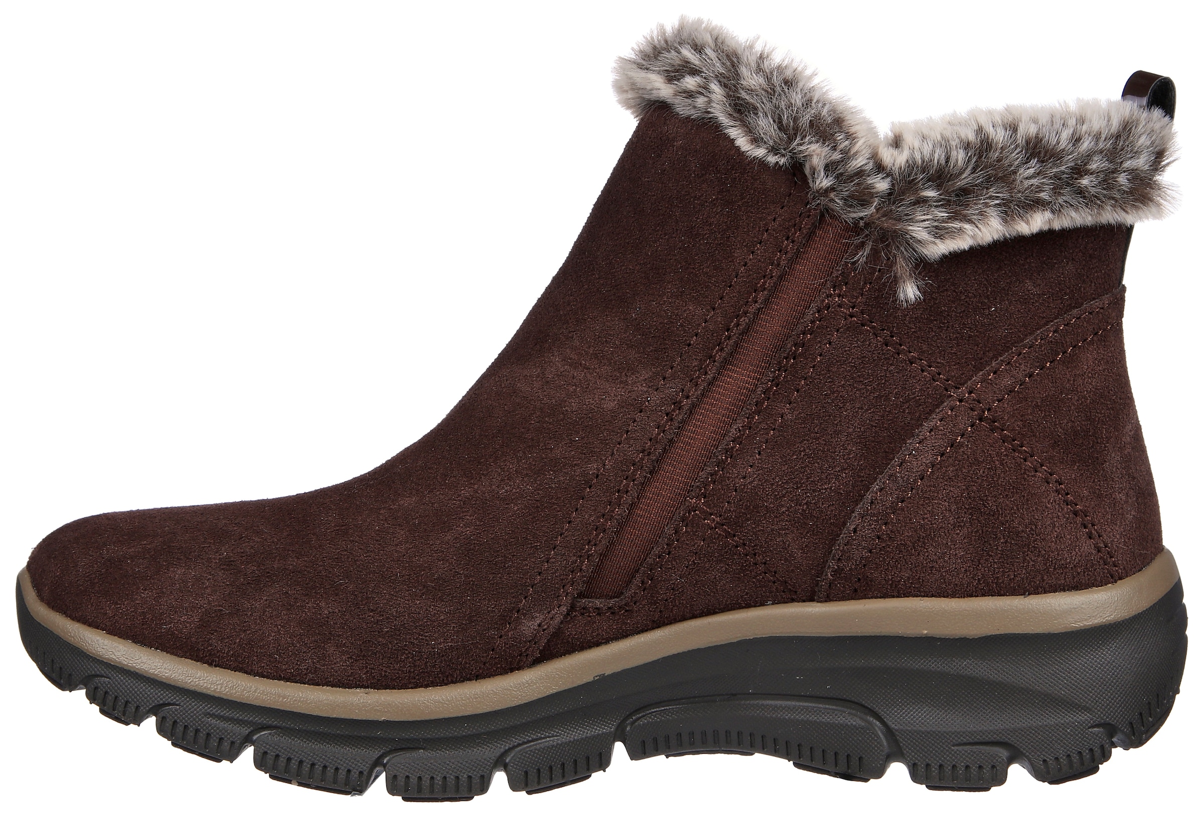 Skechers Winterboots »EASY GOING - HIGH ZIP«, mit Fellimitatkragen