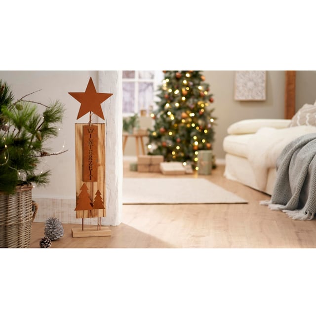 Schneider Weihnachtsfigur »Weihnachtsdeko«, aus Holz, Höhe ca. 84 cm auf  Raten kaufen