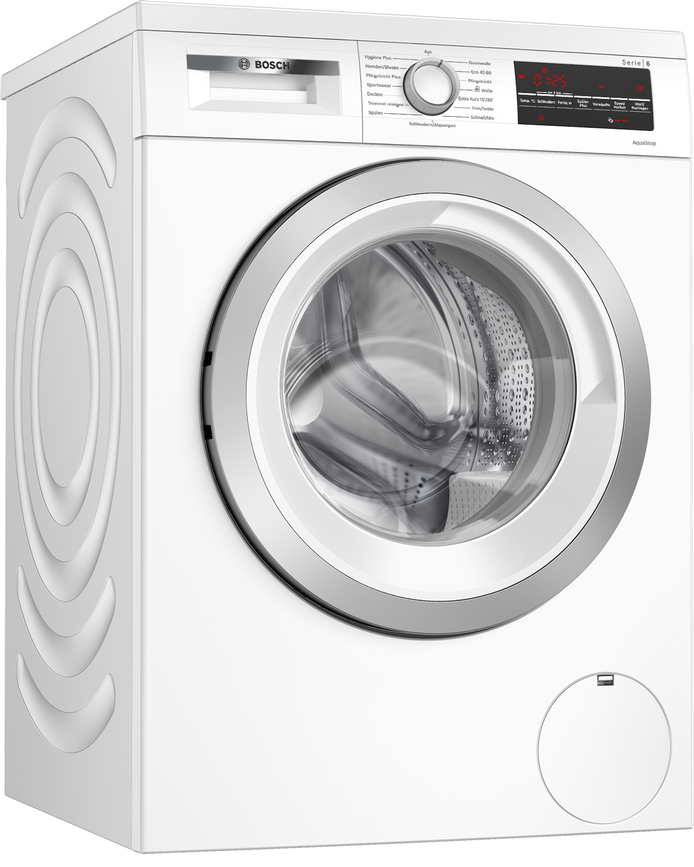 BOSCH, Waschmaschine Serie 6 »WUU28T71« 8 kg 1400 U/min, weiß, Eco Silence Drive : so effizient und langlebig muss ein Waschmaschinenmotor sein.