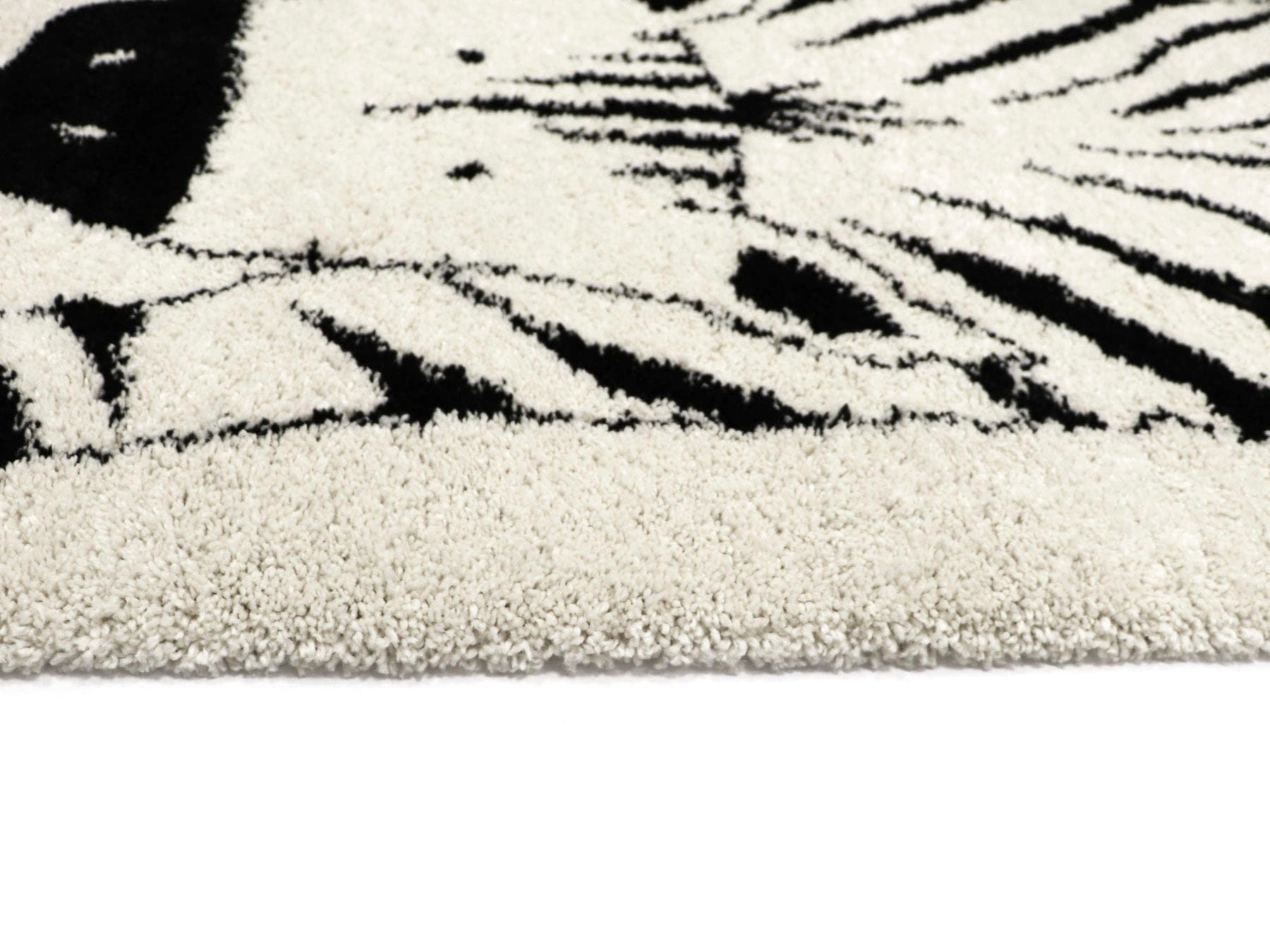 Primaflor-Ideen in Textil Kinderteppich »NOMAD - Zebra«, rechteckig, 35 mm Höhe, Hochflor, Motiv Zebra, weich & kuschelig, Kinderzimmer