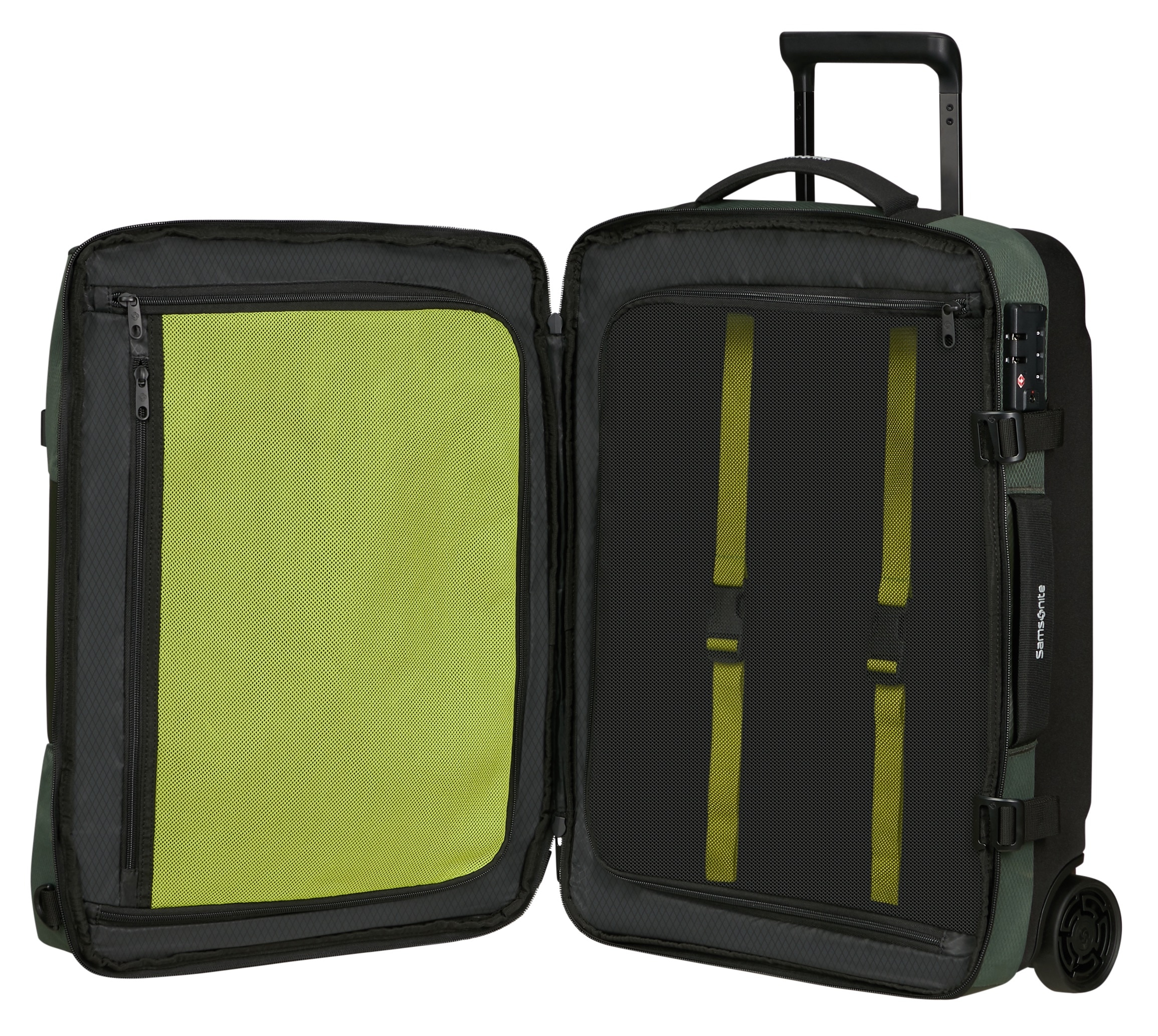 Samsonite Reisetasche »ARMOX, 55 cm«, Duffle mit Rollen TSA-Schloss Packgurte Trolley-Gestänge