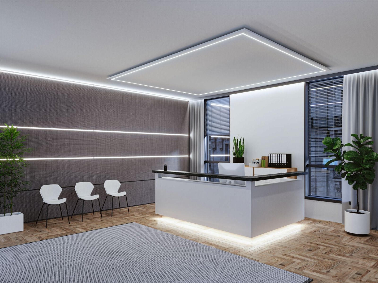 Paulmann LED-Streifen »MaxLED 500 Stripe 2,5m Daylight 6500K 15W 24V silber Kunststoff«, 1 St.-flammig, Full-Line COB