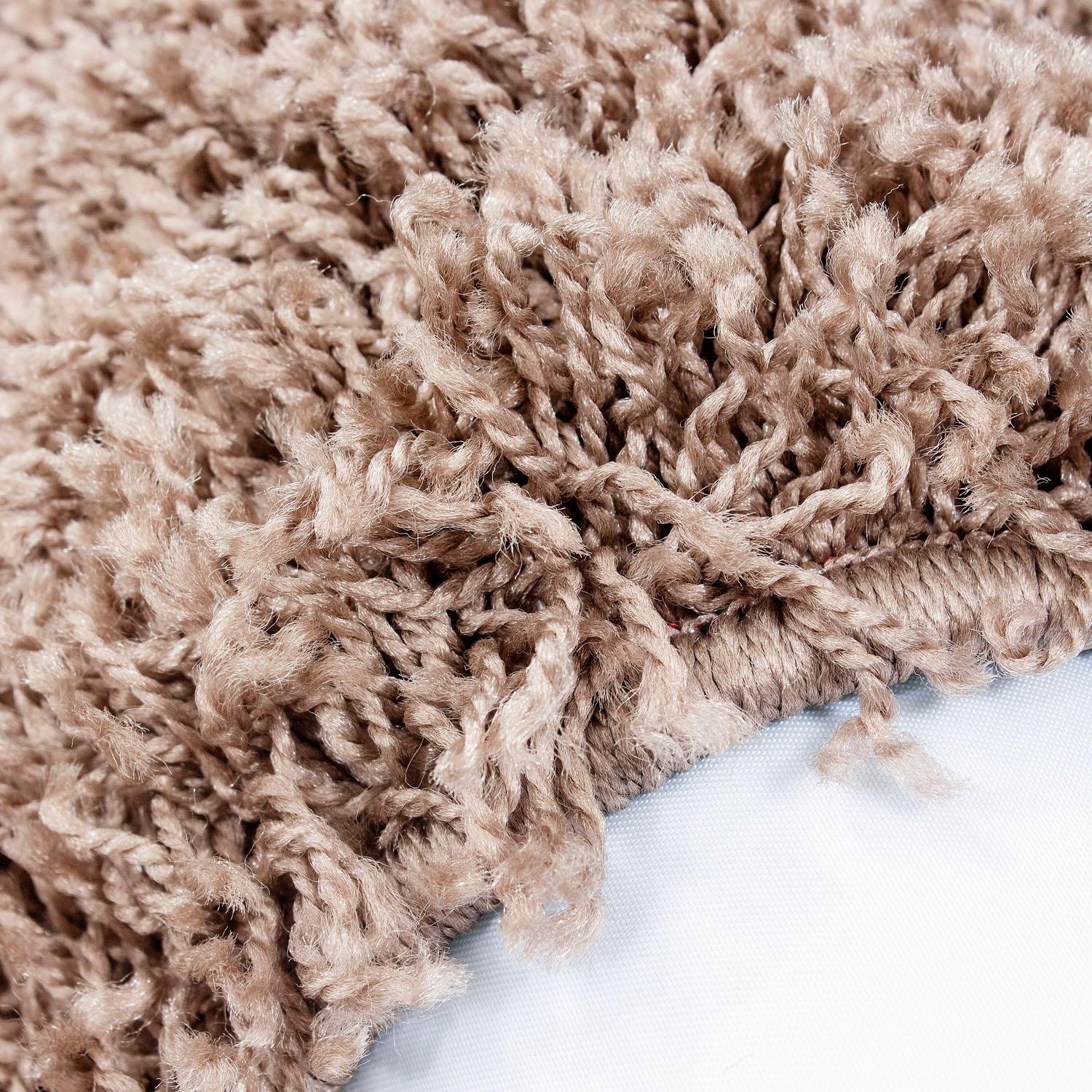 Ayyildiz Teppiche Hochflor-Teppich »Life Shaggy 1500«, rund, 30 mm Höhe, auch in rechteckig, Wohnzimmer, Langflor, große Farbauswahl