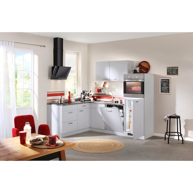 wiho Küchen Winkelküche »Michigan«, mit E-Geräten, 230 x 170 cm bequem  bestellen