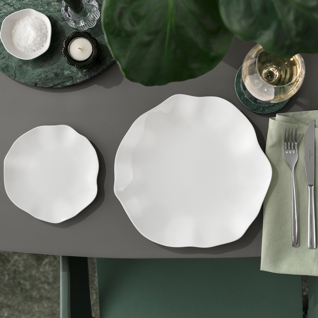 Villeroy & Boch Brotteller »Brotteller Pura ø 17,1 cm 6er Set weiß« Spülmaschinenfest, Mikrowellensicher