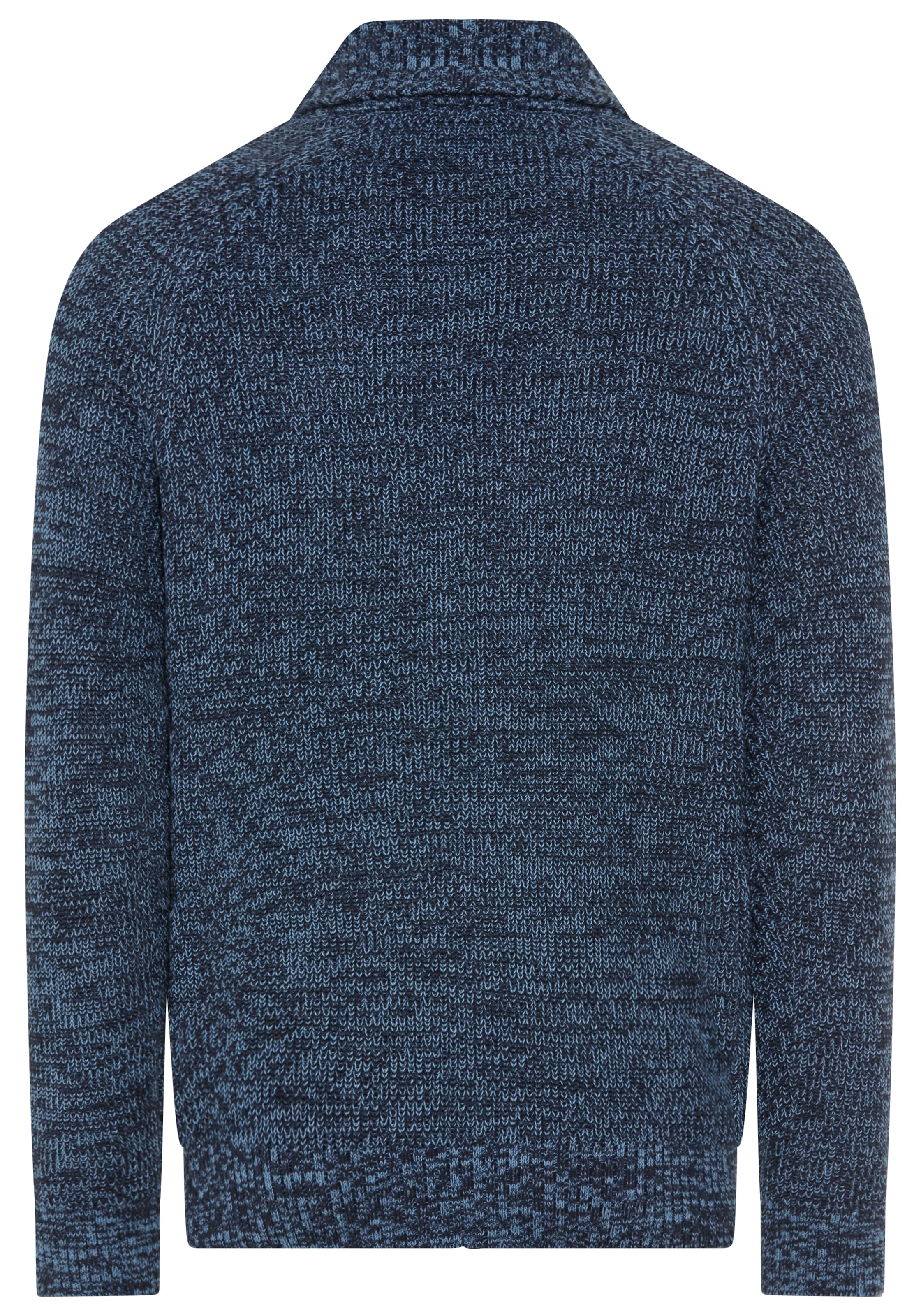 Man's World Strickjacke »Neue Kollektion! Mit Stehkragen & Reißverschluss« melierte Optik ,weicher Griff, Perfekt für die kältere Jahreszeit