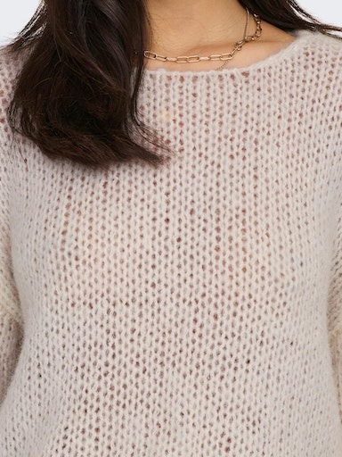 ONLY Rundhalspullover »ONLNORDIC LIFE LS O-NECK KNT NOOS«