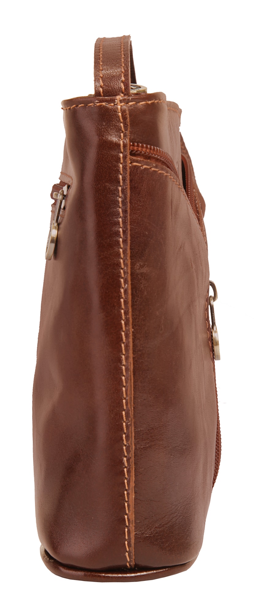 Piké Umhängetasche, echt Leder, Made in Italy