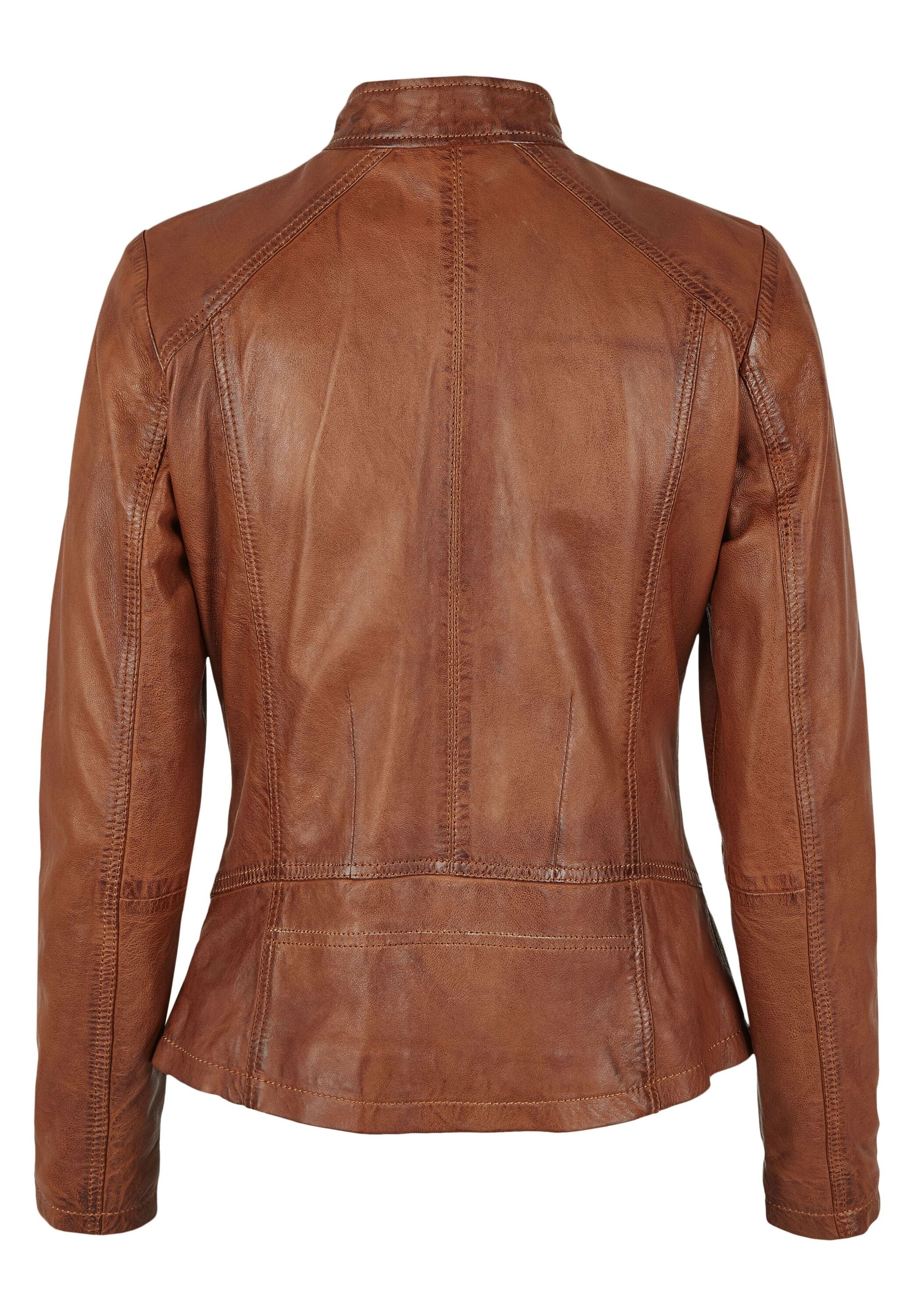 7eleven Bikerjacke »SEJANNA« ohne Kapuze mit Zierschnalle