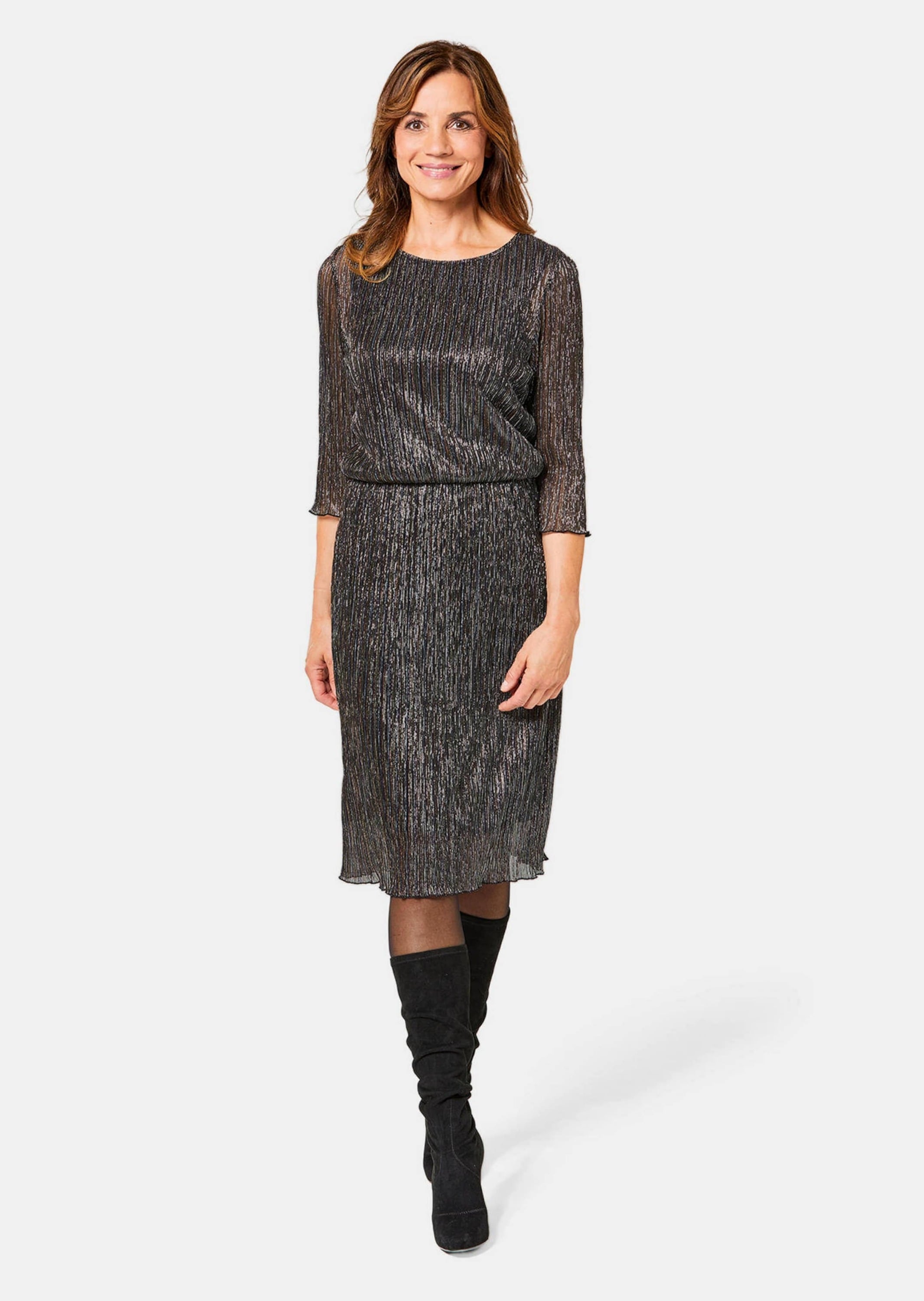 GOLDNER Etuikleid »Figurschmeichelndes Kleid mit festlichem Glanz«