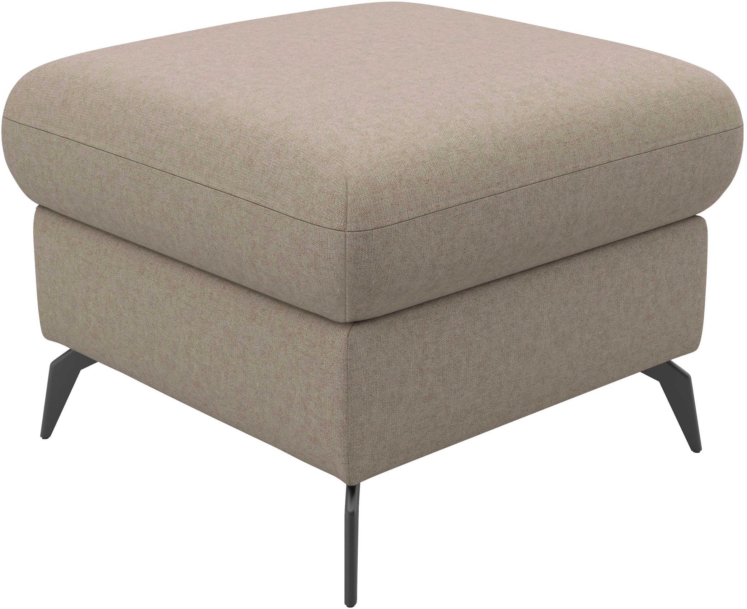 Home affaire Polsterhocker »Rochelle«, (1 St.), moderne 15 cm Metallfüße