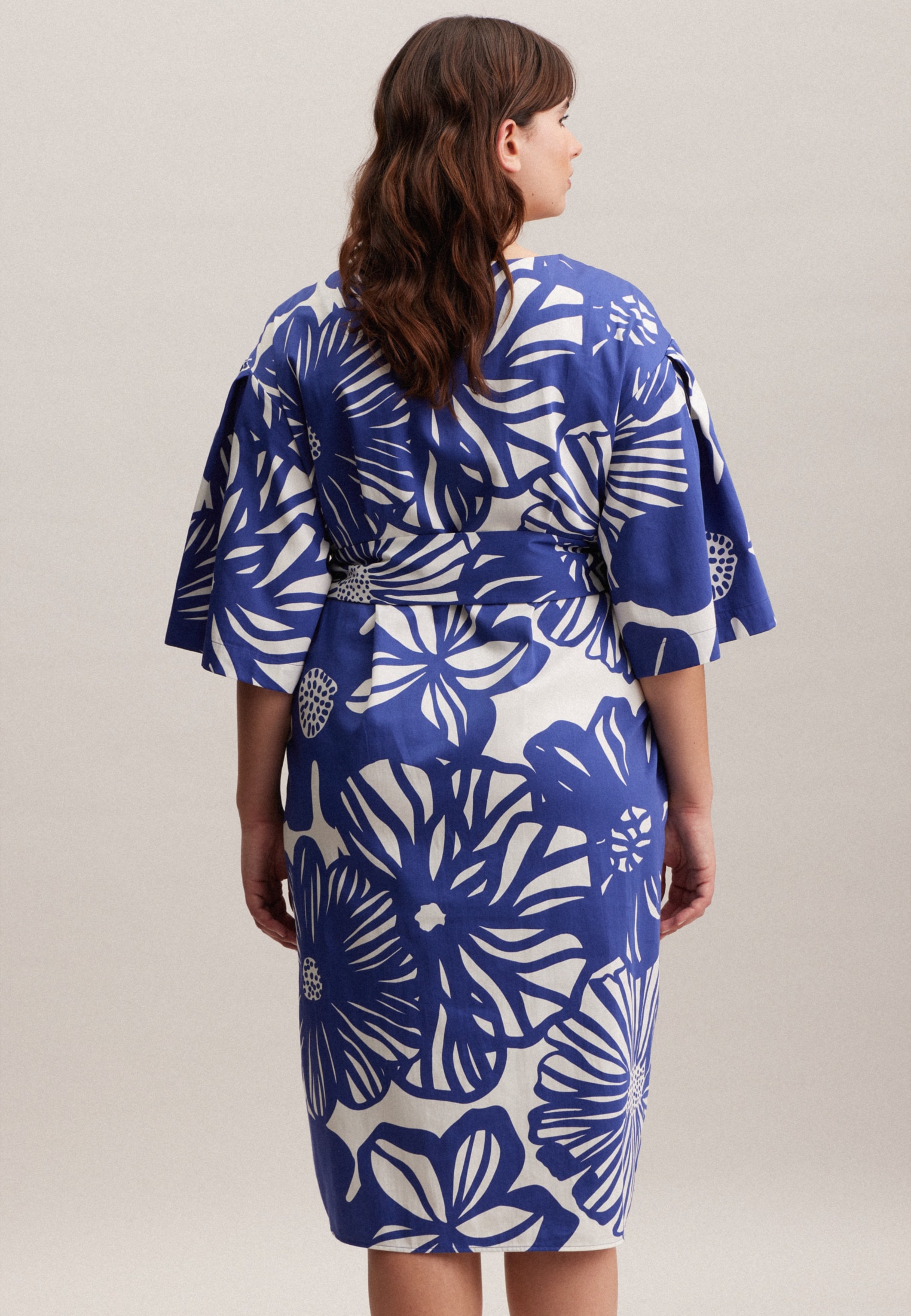 seidensticker Sommerkleid, Kurzarm Rundhals Druck