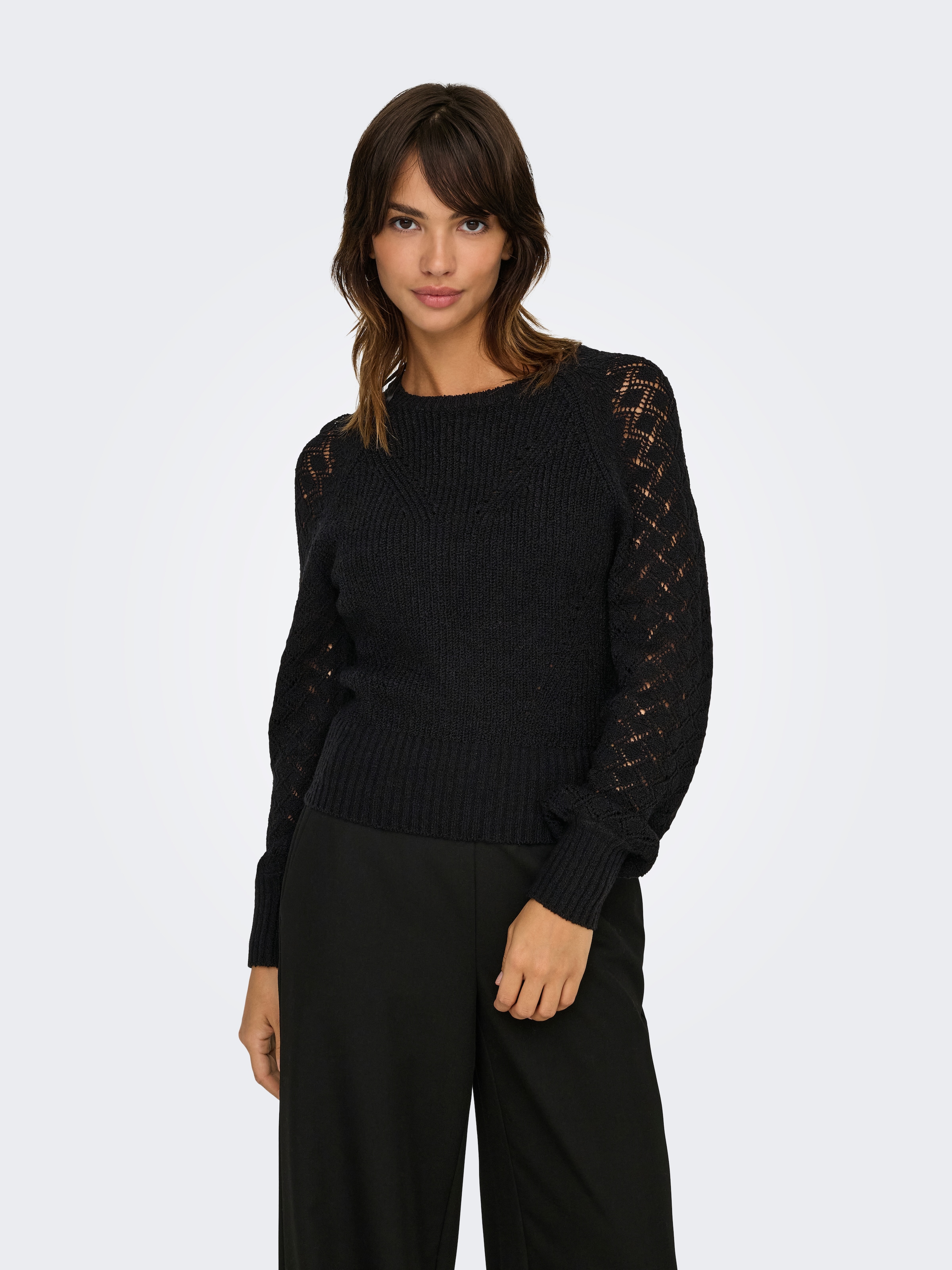 ONLY Strickpullover »ONLMIAMI LS O-NECK CC KNT«