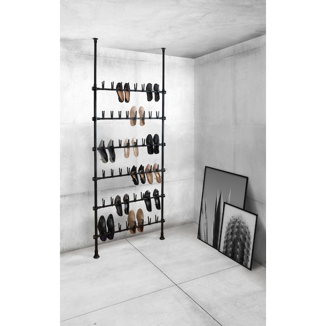 WENKO Schuhregal »Herkules Shoes«, für 48 Paar Schuhe, höhenverstellbar 165  - 300 cm online kaufen | mit 3 Jahren XXL Garantie