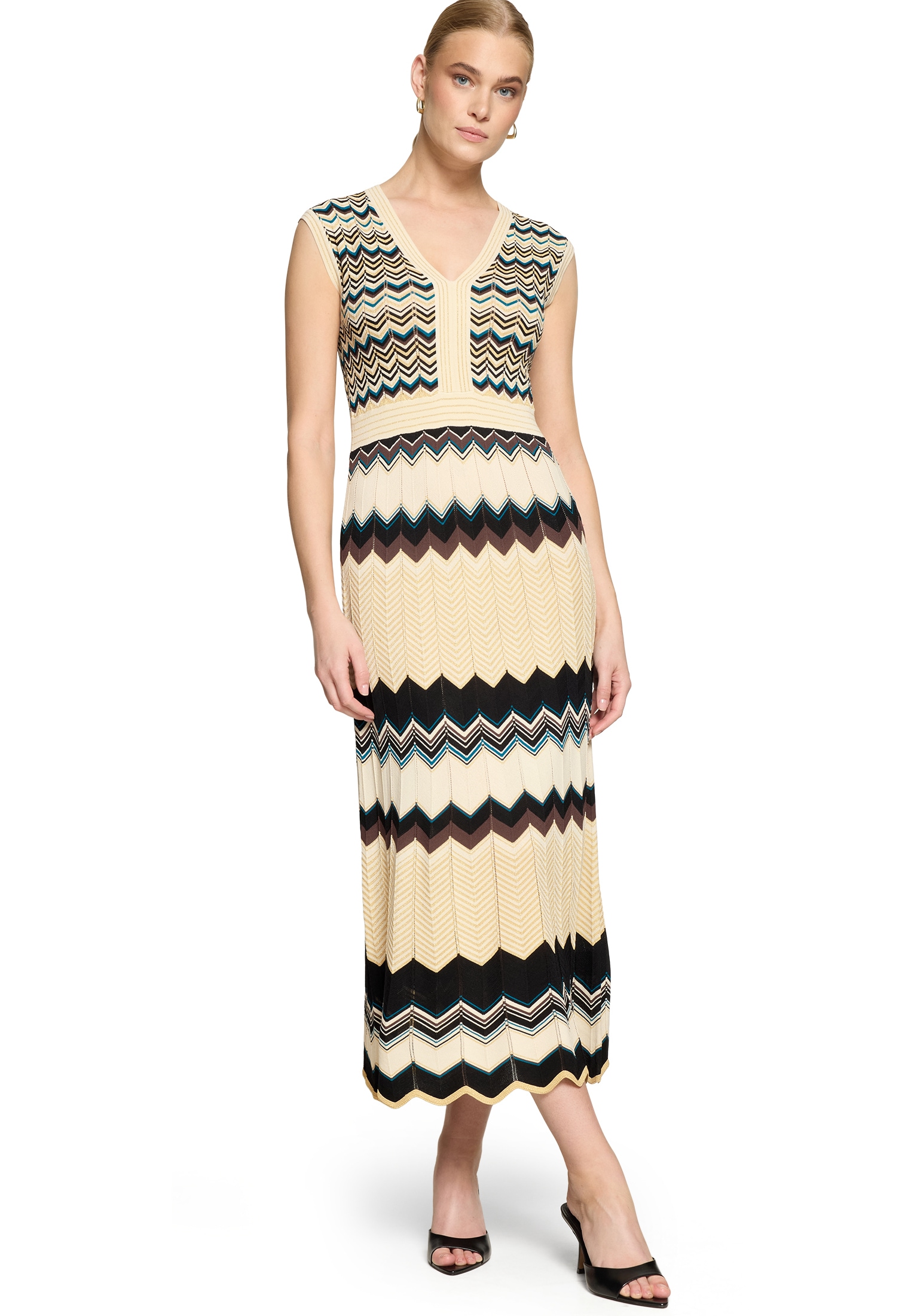 Zero Strickkleid »Strickkleid mit Lurexfaden«