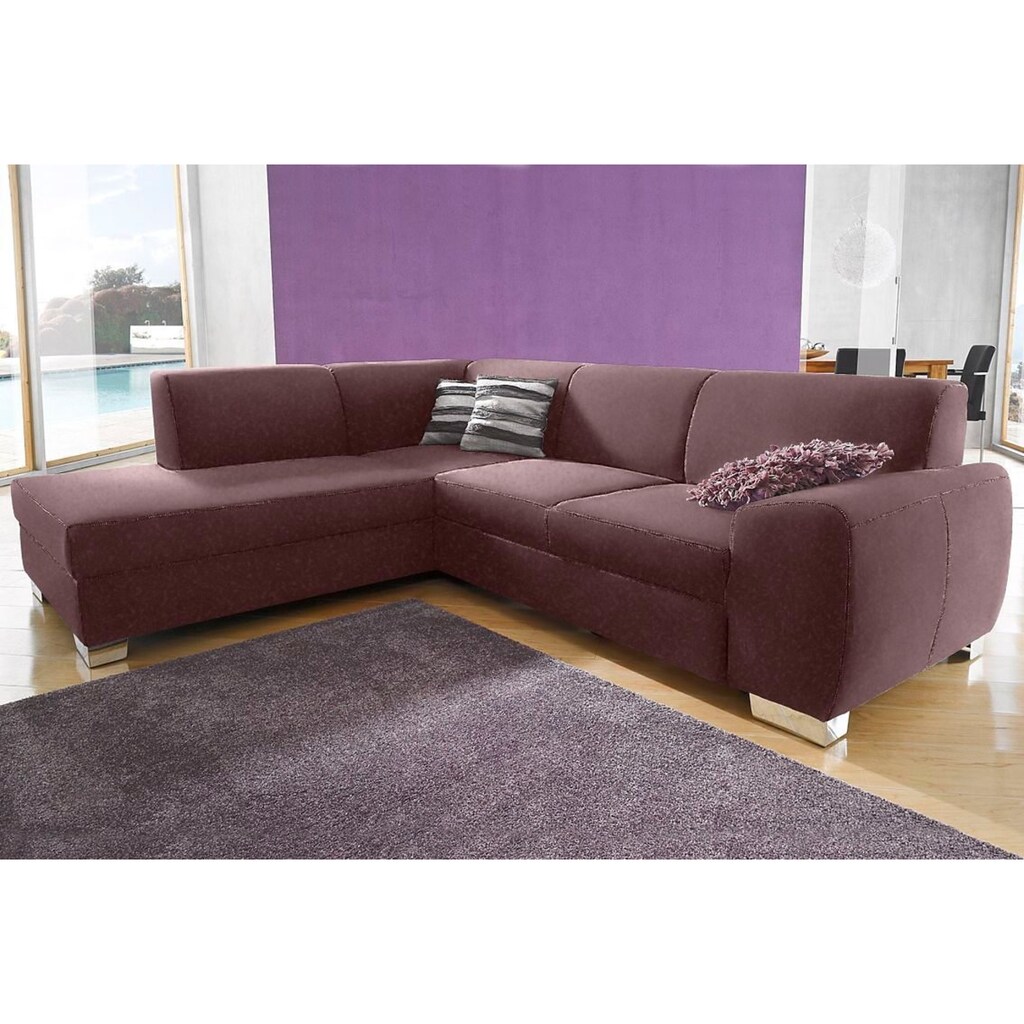 DOMO collection Ecksofa »Ricardo L-Form«