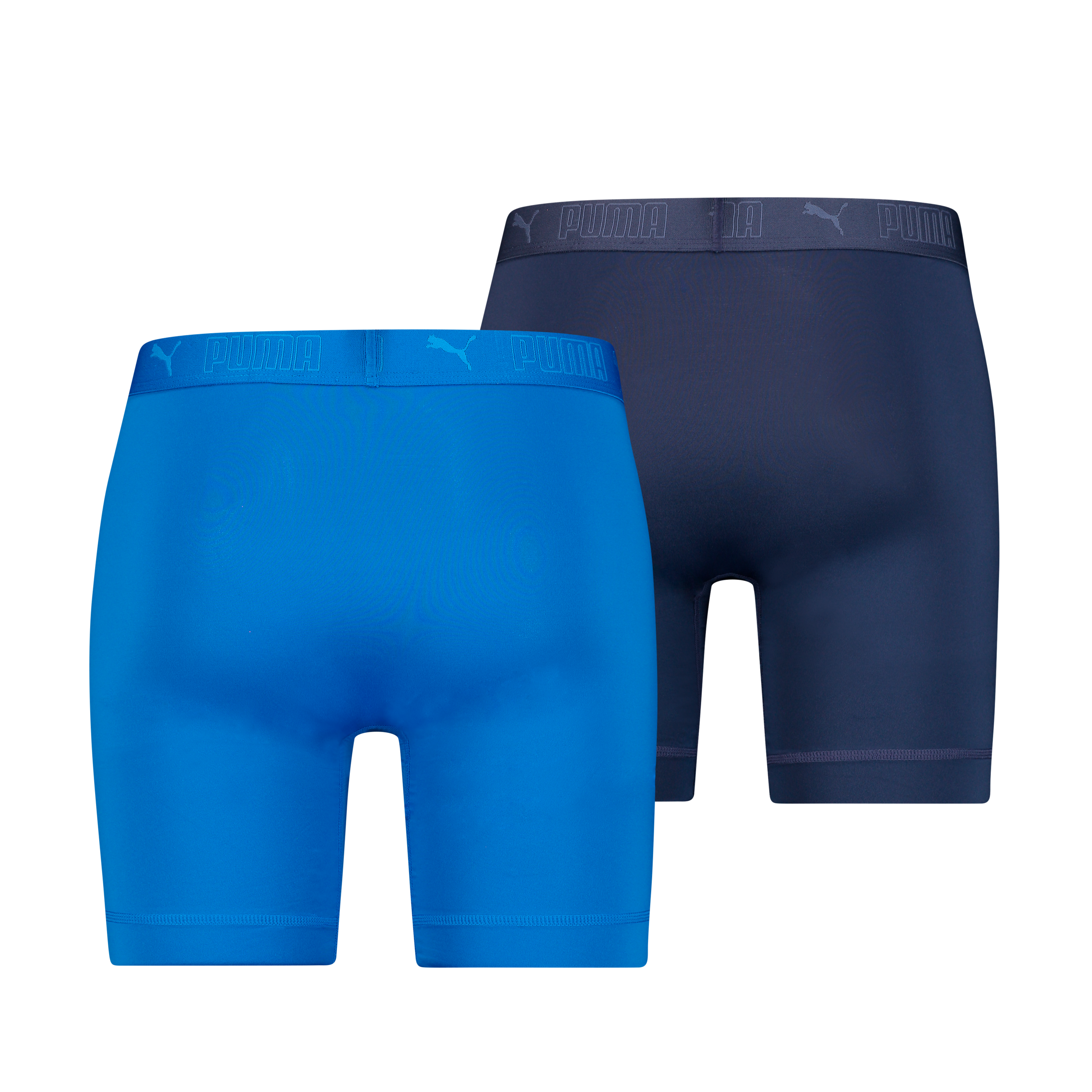 PUMA Boxershorts »PUMA MEN SPORT MICROFIBER LONG BOXERS 2P« Packung, 2er Pack,  mit Logo-Bund