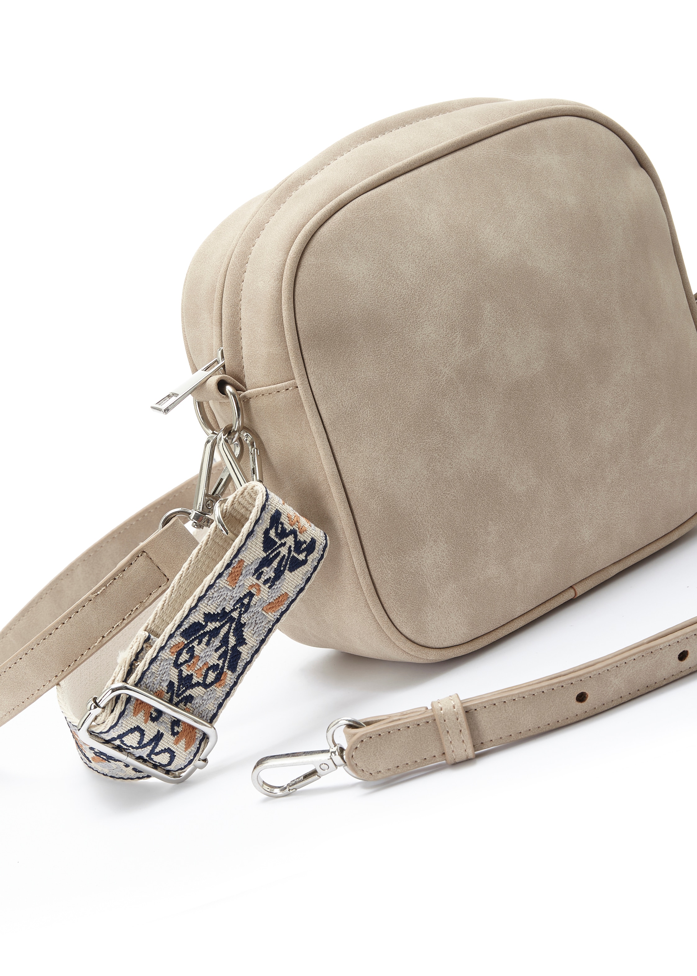 Vivance Umhängetasche »Crossbody-Bag«, Handtasche,Schultertasche,Minibag,austauschbarer Schulterriemen VEGAN