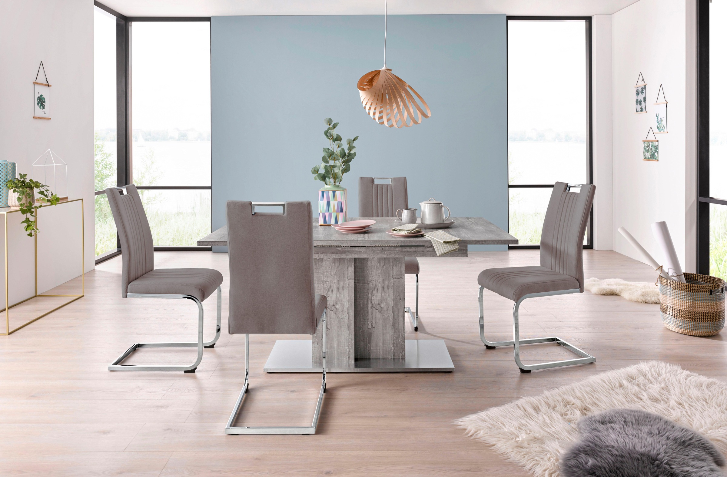 Home affaire Freischwinger, (Set), 2 St., Microfaser
