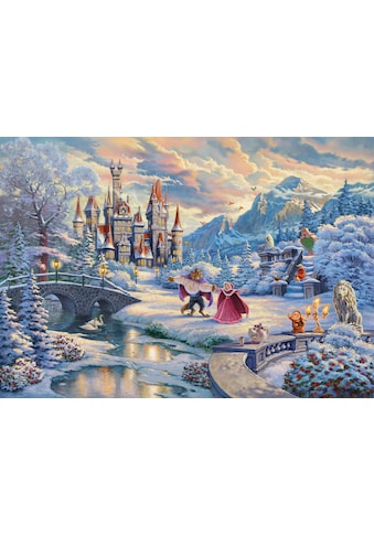 Puzzle »Disney, Die Schöne und das Biest, Zauberhafter Winterabend«