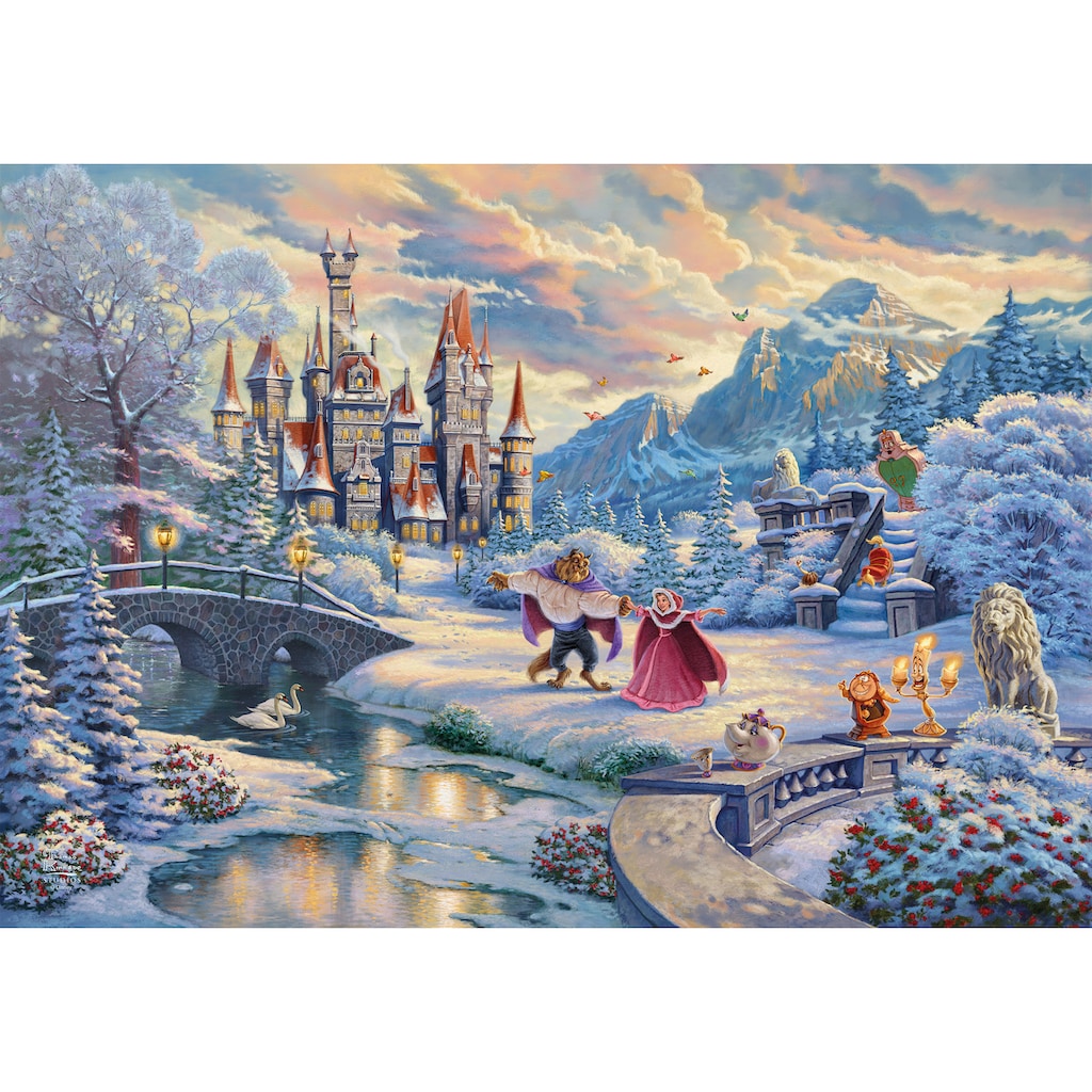 Schmidt Spiele Puzzle »Disney, Die Schöne und das Biest, Zauberhafter Winterabend«