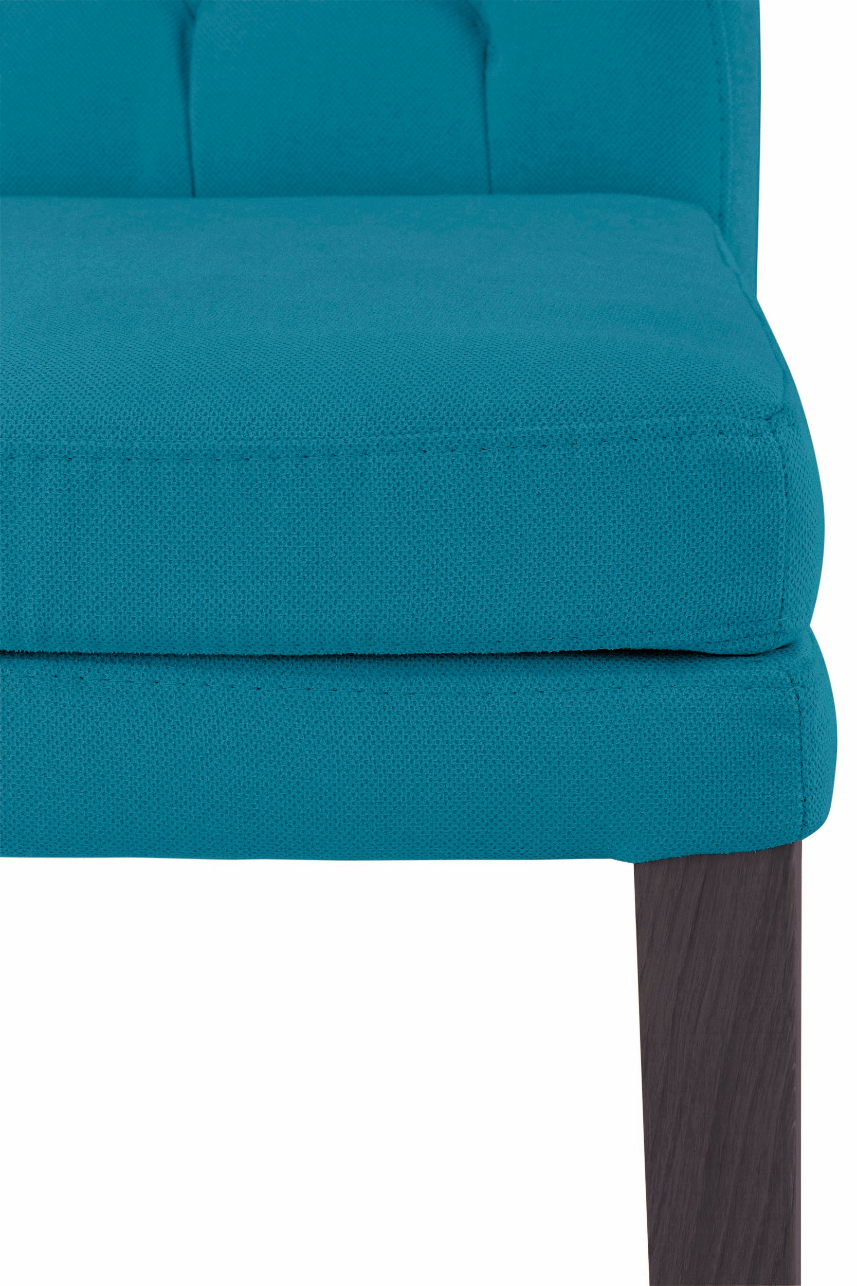 Home affaire 4-Fußstuhl »Colorado«, (Set), 6 St., Luxus-Microfaser, Beine aus Buche, wengefarben lackiert, Im 2er, 4er oder 6er-Set