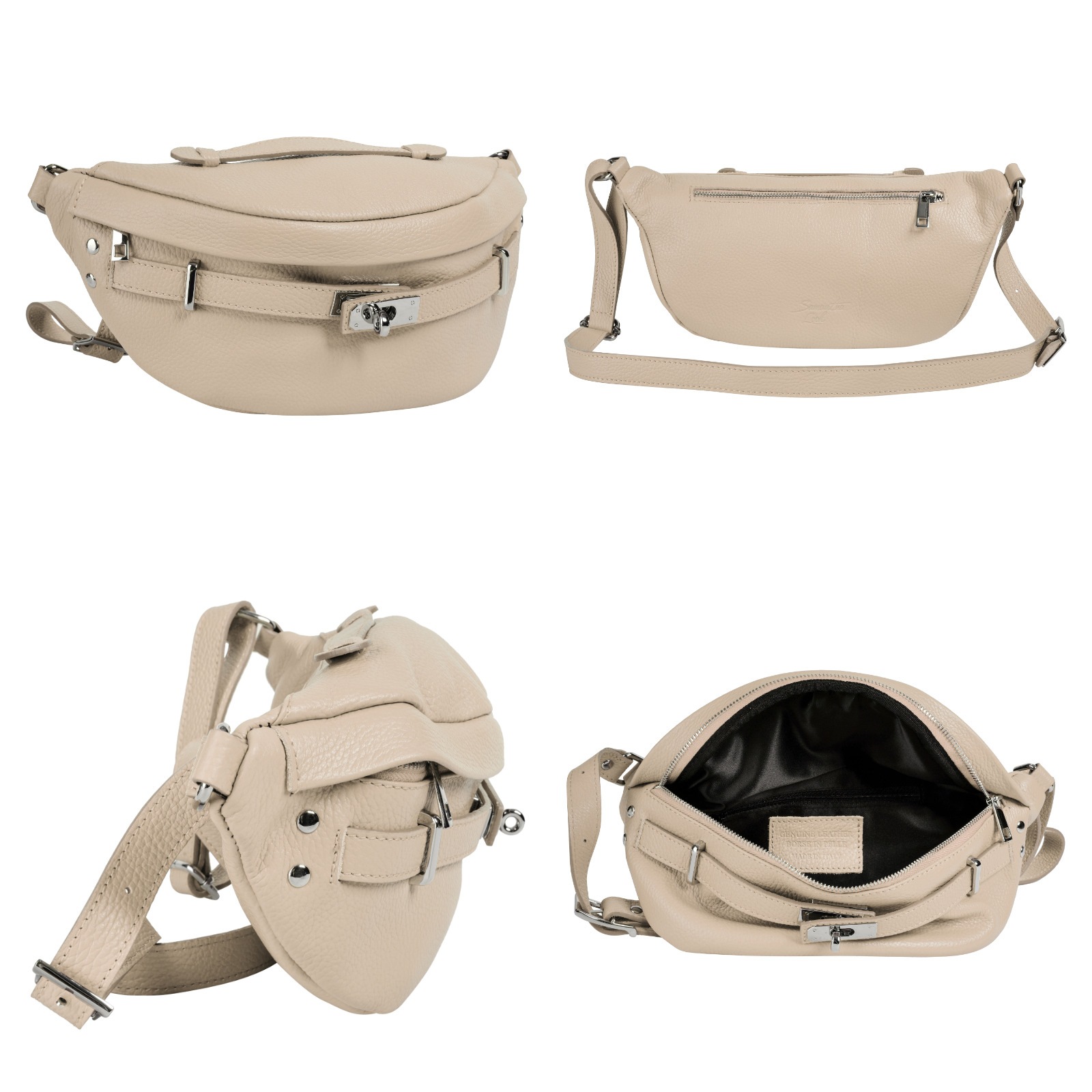 Samantha Look Gürteltasche, echt Leder, Made in Italy