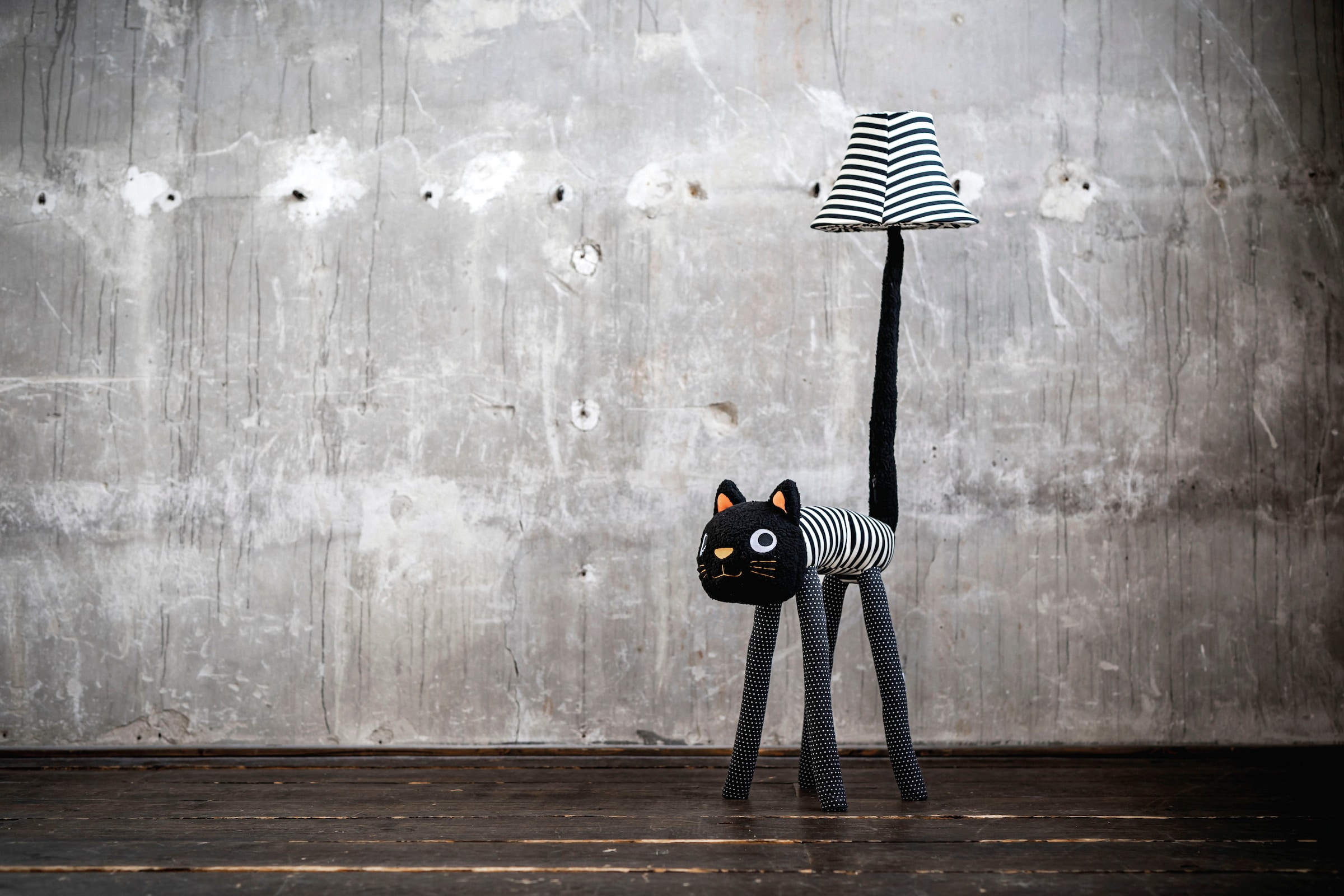 Happy Lamps for smiling eyes LED Stehlampe »Luna die Katze«, 1 flammig-flammig, Hochwertig, Einzigartig, Zertifiziert, Nachhaltig