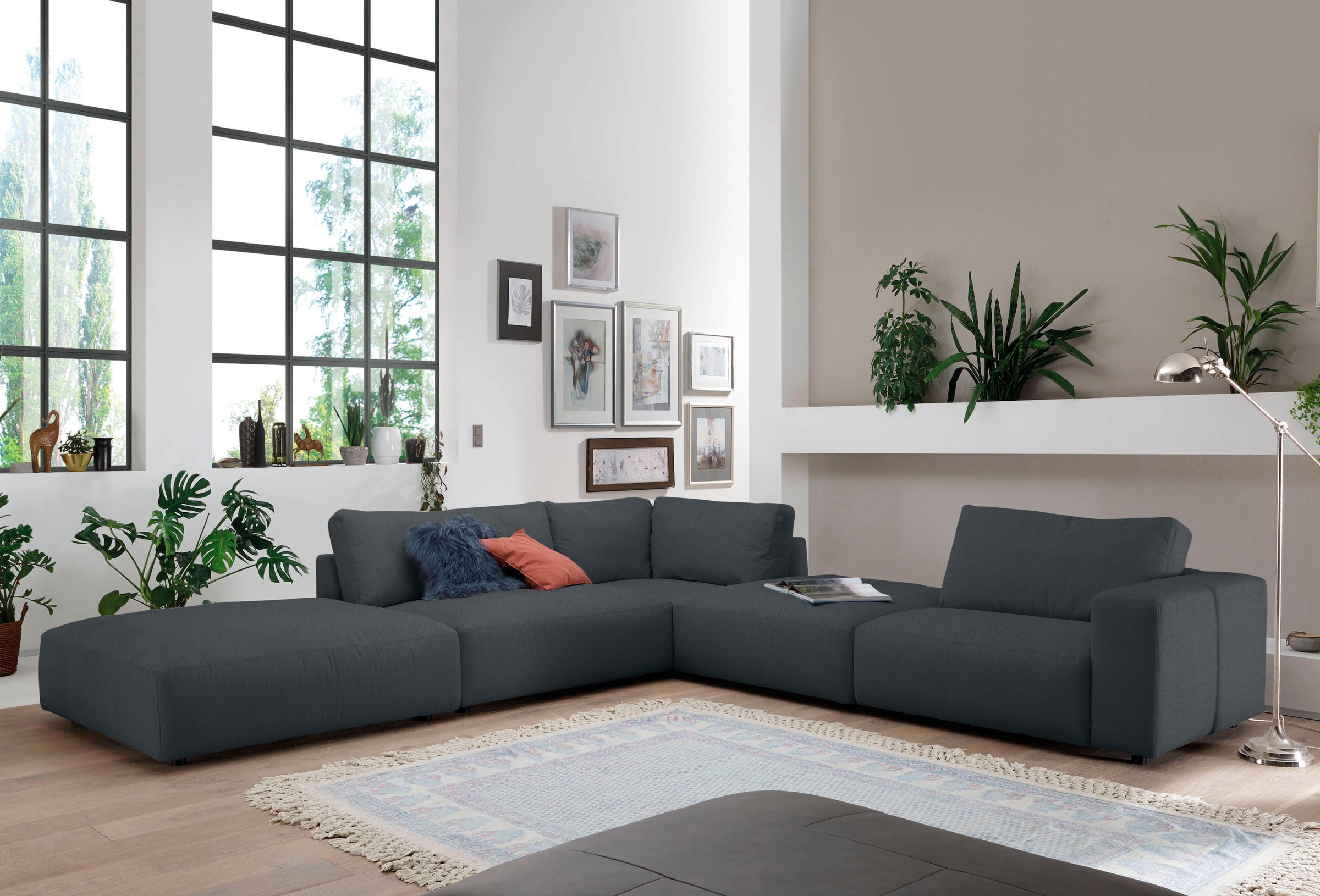 Musterring Ecksofa »LUCIA L-Form«, in vielen Qualitäten und 4 verschieden Nähten