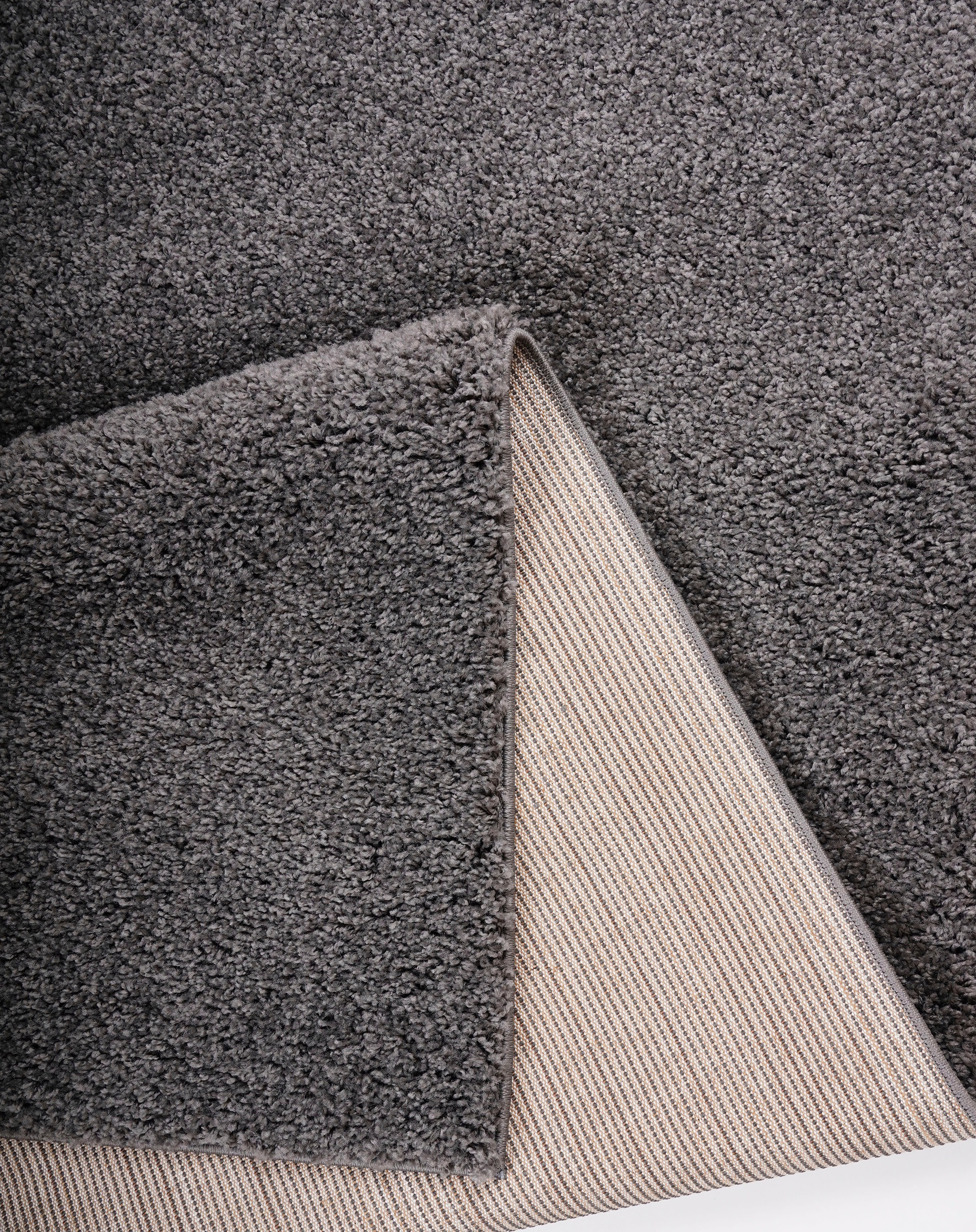 Home affaire Teppich »Shaggy 30«, rechteckig, Teppich, Uni Farben, besonders weich und kuschelig