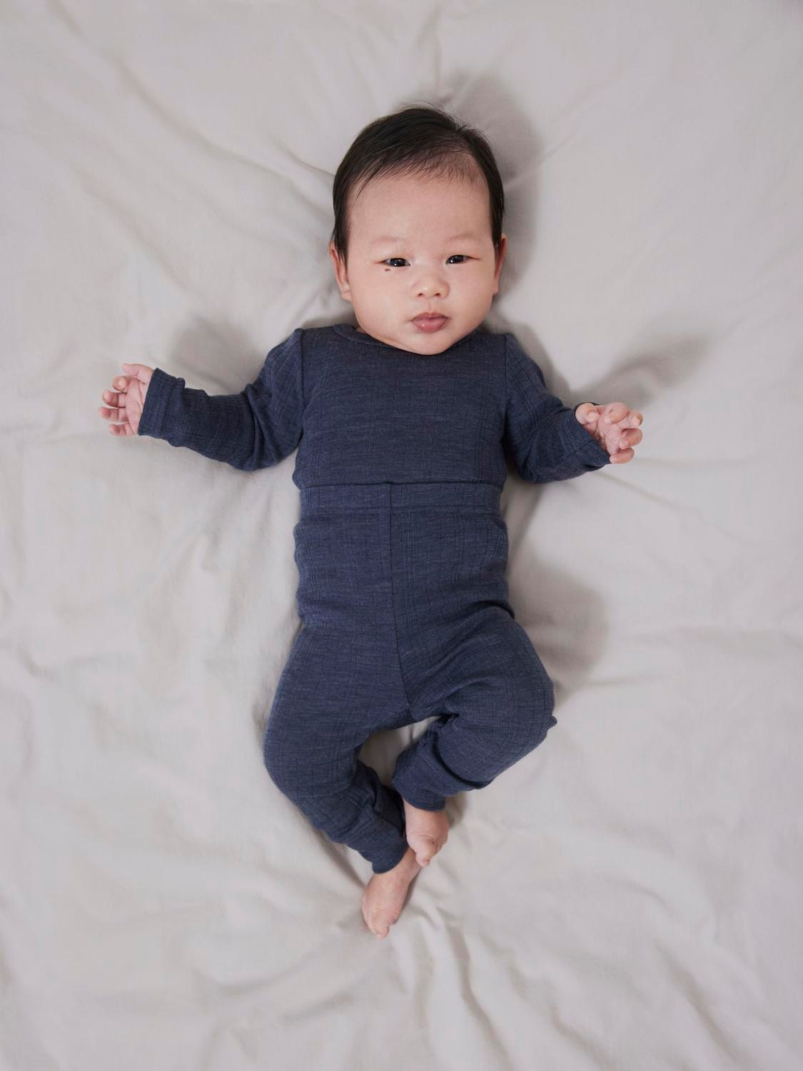 Name It Leggings »NBMWANG WOOL NEEDLE LONGJOHN SOLID NOOS«  aus reiner Merinowolle