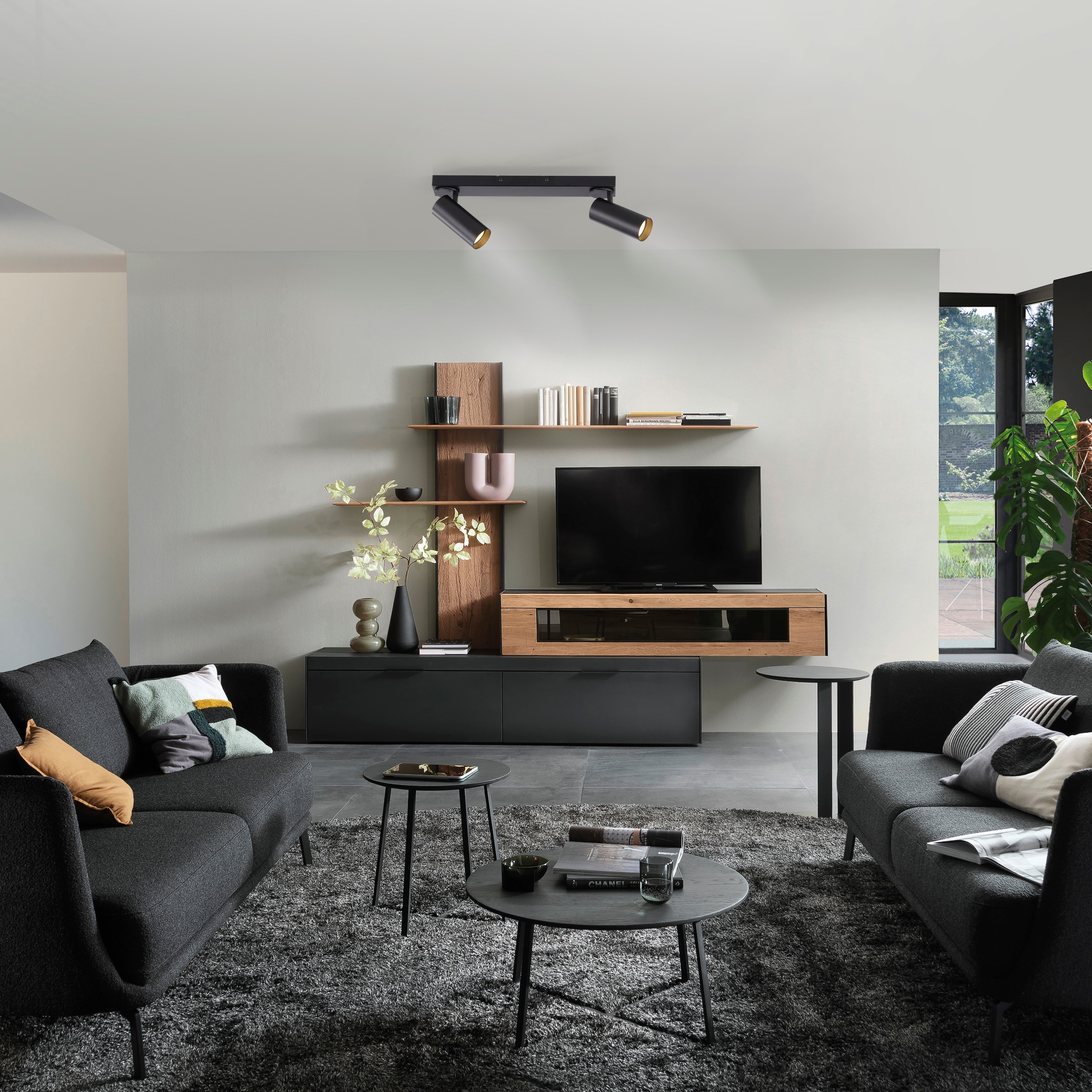 SCHÖNER WOHNEN-Kollektion LED Deckenleuchte »RIK« GU10 1 Stk. Warmweiß SCHÖNER WOHNEN Kollektion, dreh- und schwenkbar