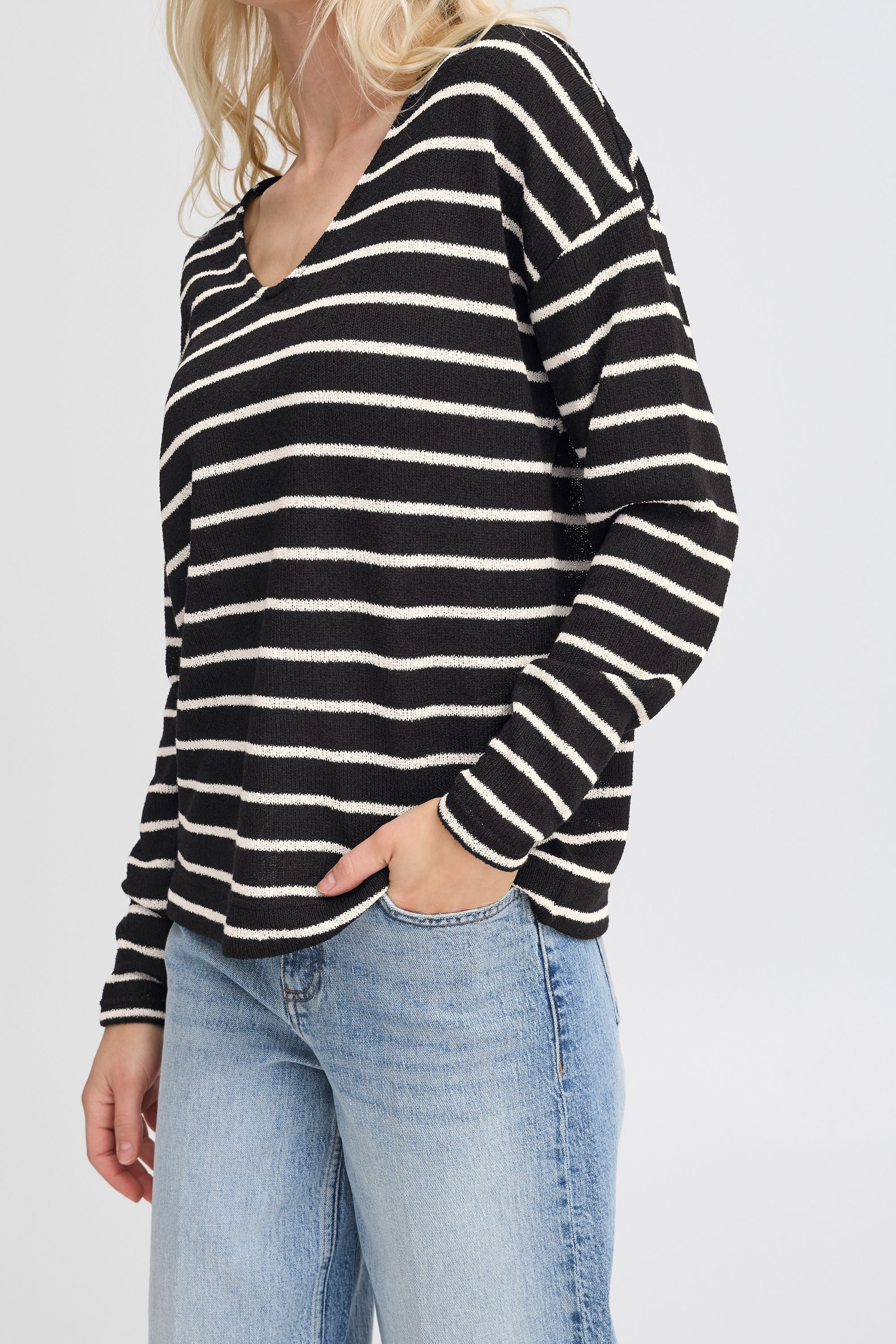 b.young Longpullover »Sweatshirt BYSIF STRIPE«
