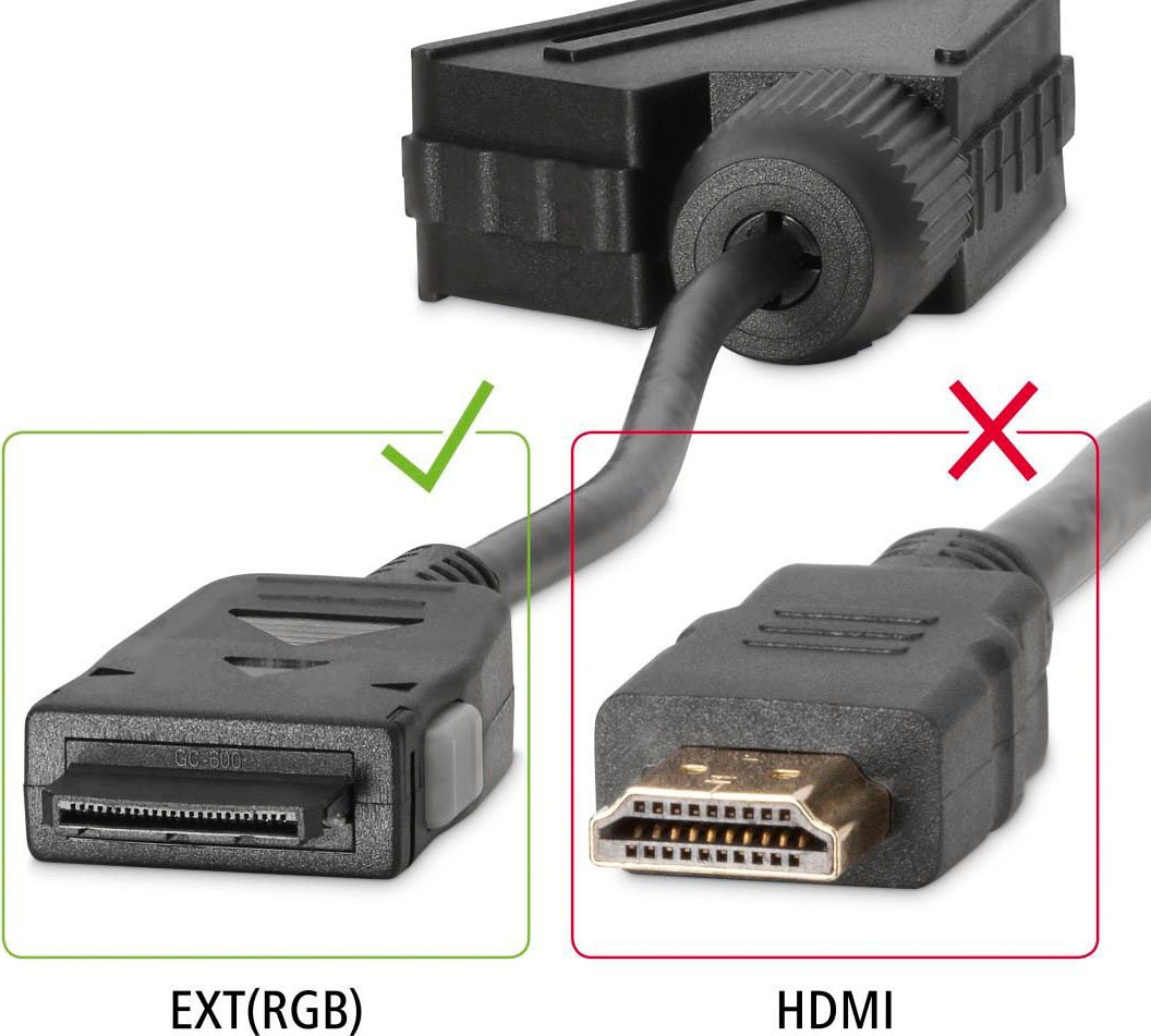Evakuering nitrogen bekendtskab Hama Video-Adapter »Scart Adapter für speziellen Samsung TV Anschluss EXT  RGB, nicht HDMI« ➥ 3 Jahre XXL Garantie | UNIVERSAL