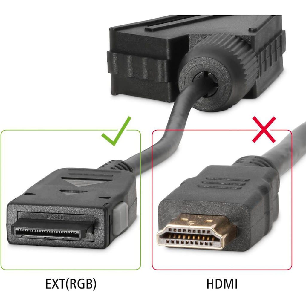 Hama Video-Adapter »Scart Adapter für speziellen Samsung TV Anschluss EXT RGB, nicht HDMI«