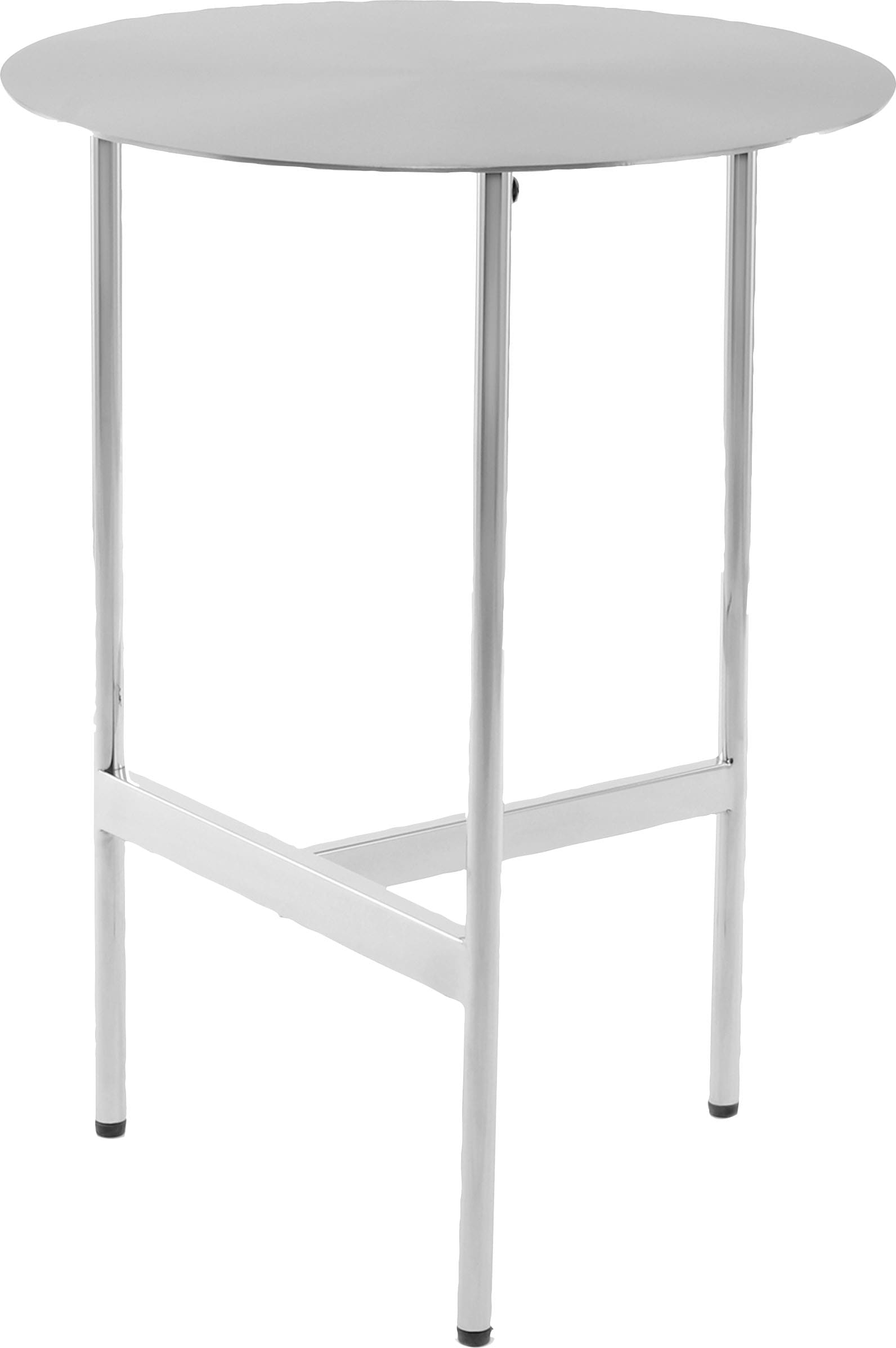 Kayoom Beistelltisch »Pema, Minimalistisches Design, Passt zu jedem Einrichtungsstil« 1 Stk. tlg. minimalistisches Gestelldesign aus Edelstahl, runde Ablagefläche