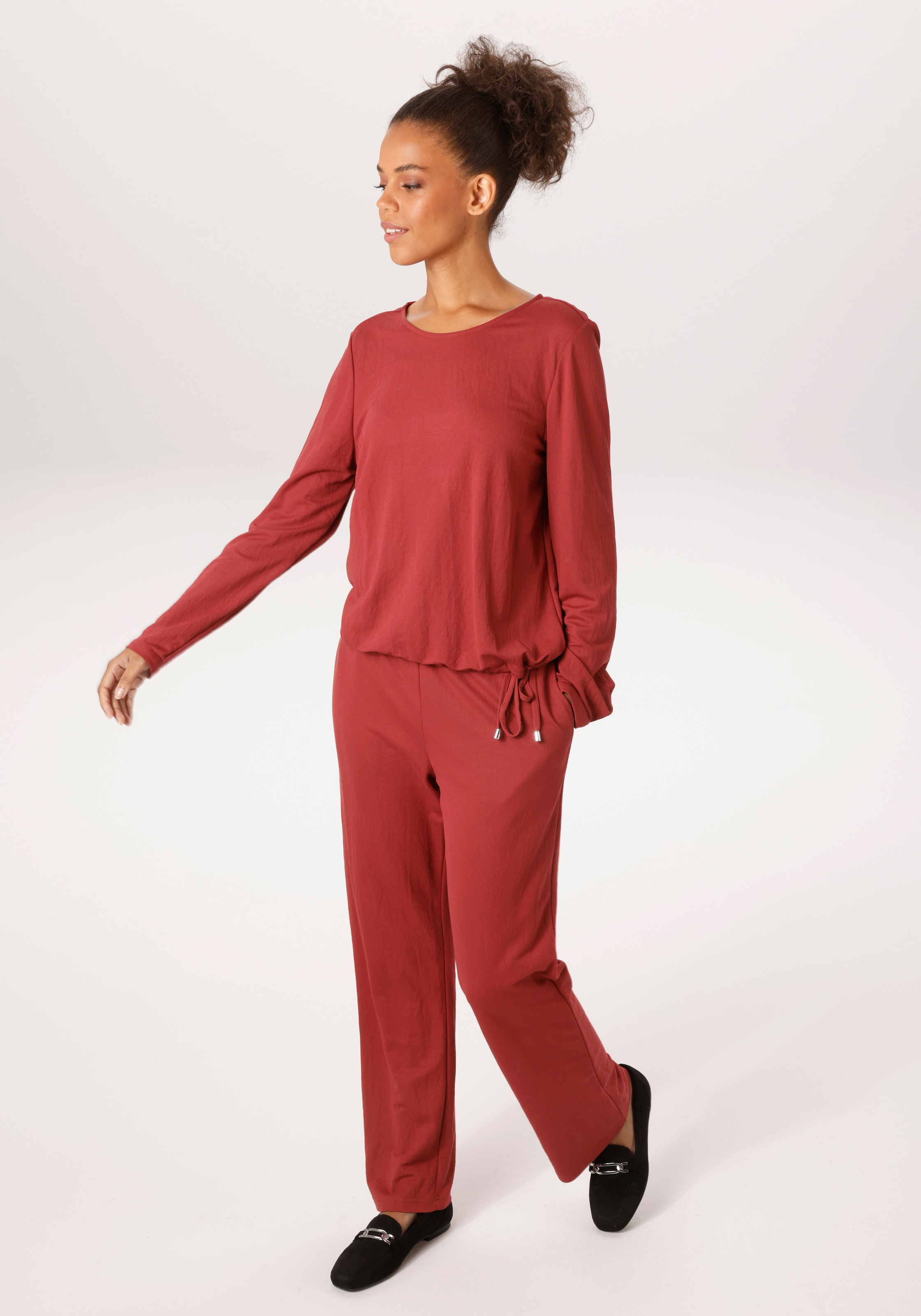 Aniston CASUAL Schlupfhose  in weicher Pique-Qualität