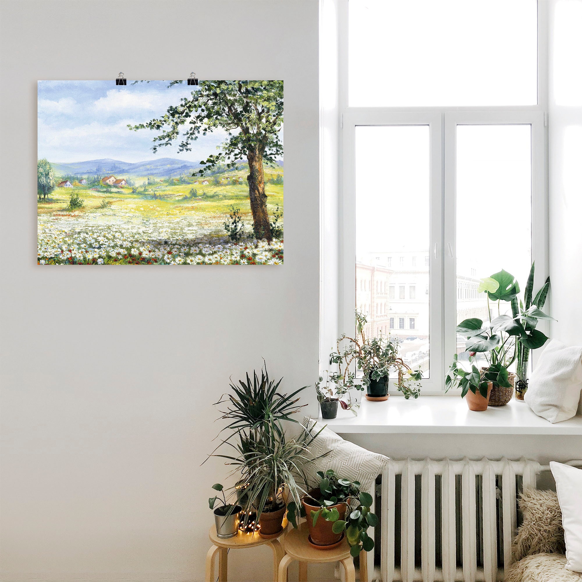 Artland Wandbild »Margeritenfeld« Wiesen & Bäume 1 Stk. tlg. als Poster, Wandaufkleber in verschied. Größen